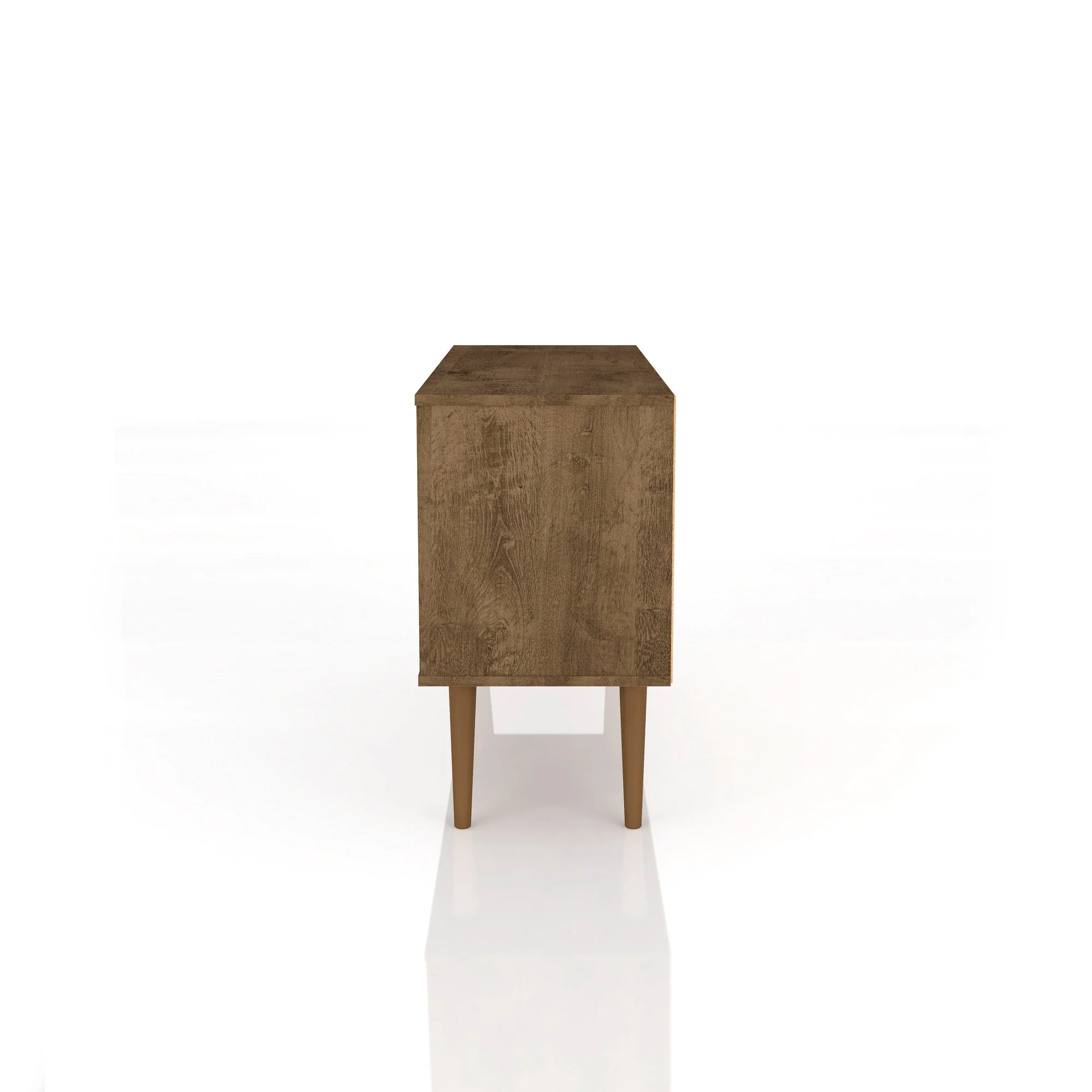 Liberty 42.52 TV Stand in Rustic Brown and Yellow - Image 6