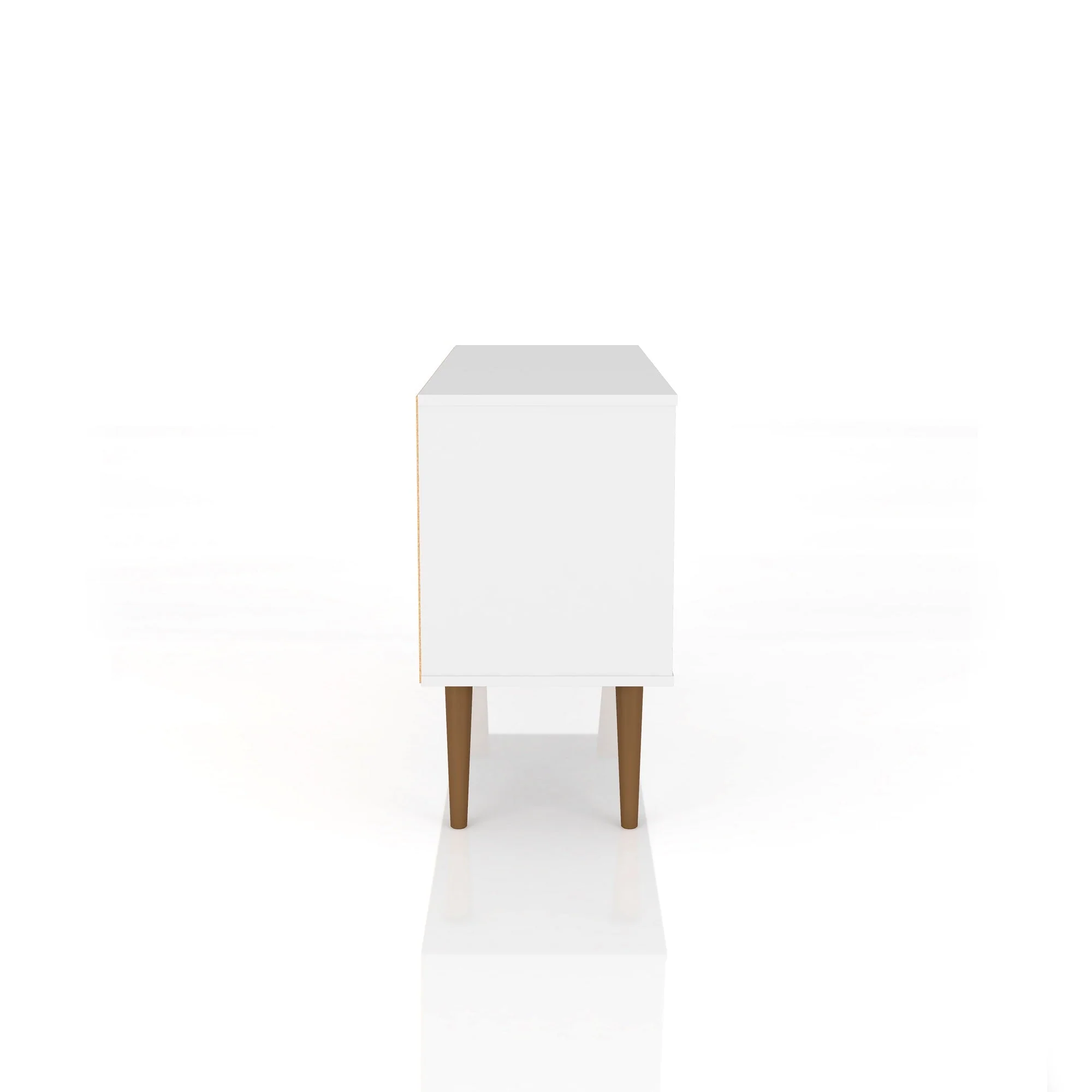 Liberty 42.52 TV Stand in White and Yellow - Image 5
