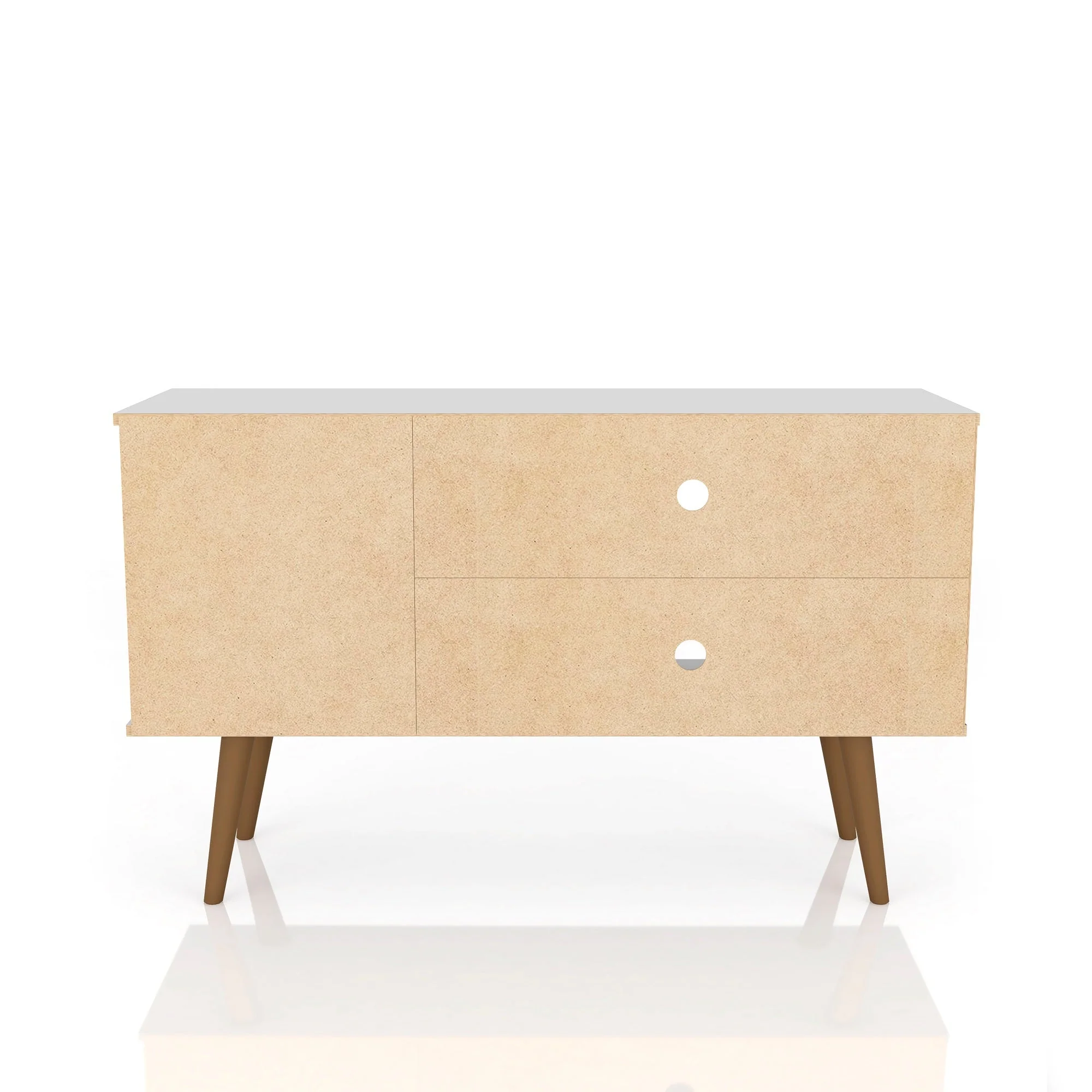 Liberty 42.52 TV Stand in White and Yellow - Image 8