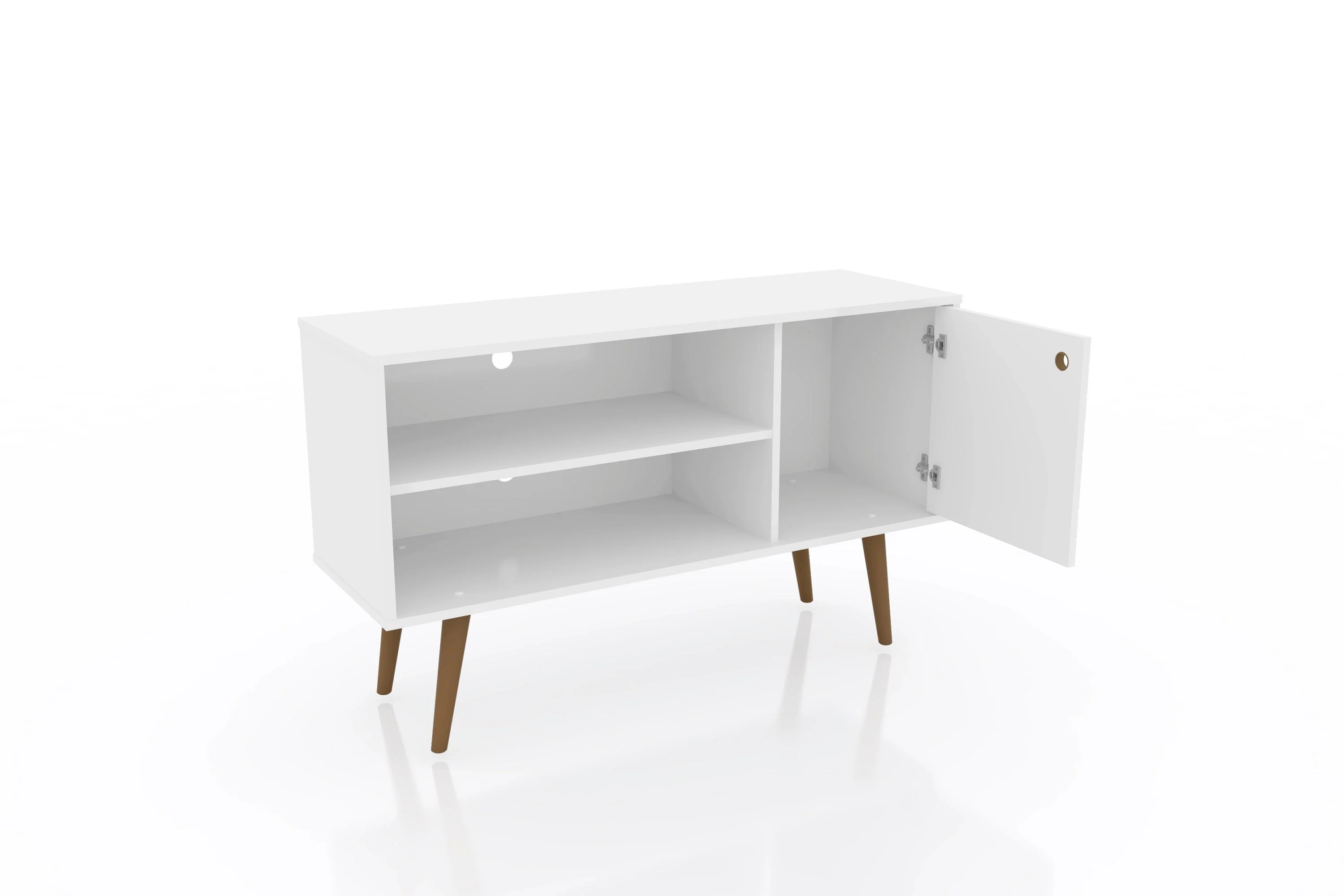 Liberty 42.52 TV Stand in White - Image 4