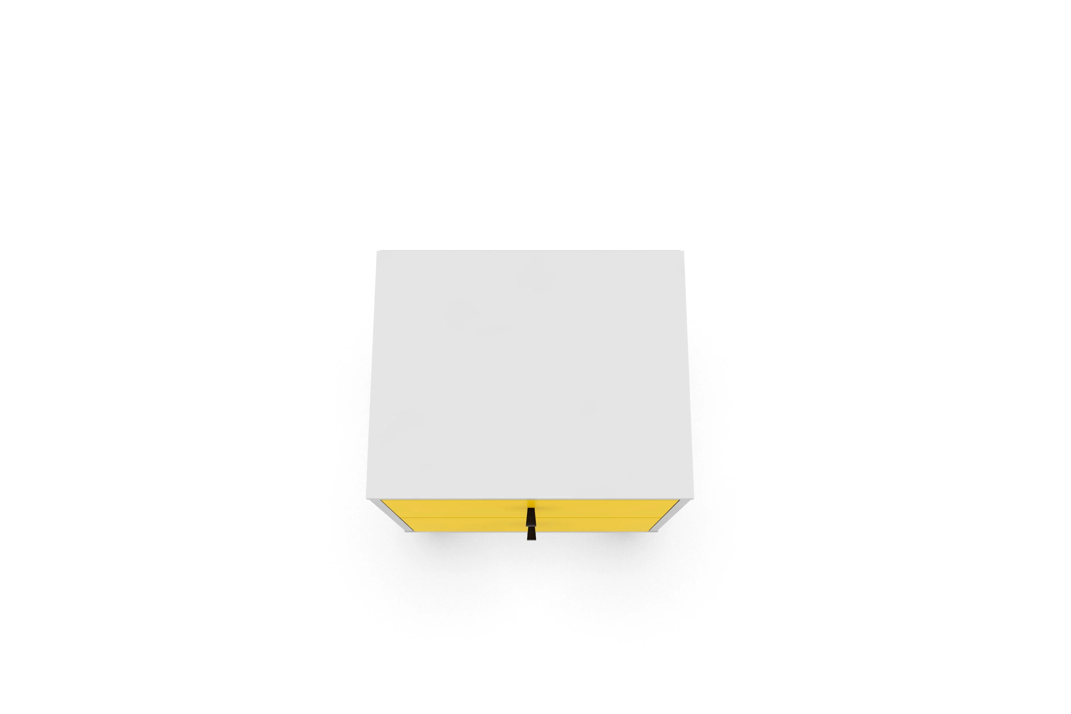 Liberty Mid-Century Modern Nightstand 2.0 in White and Yellow - Image 6
