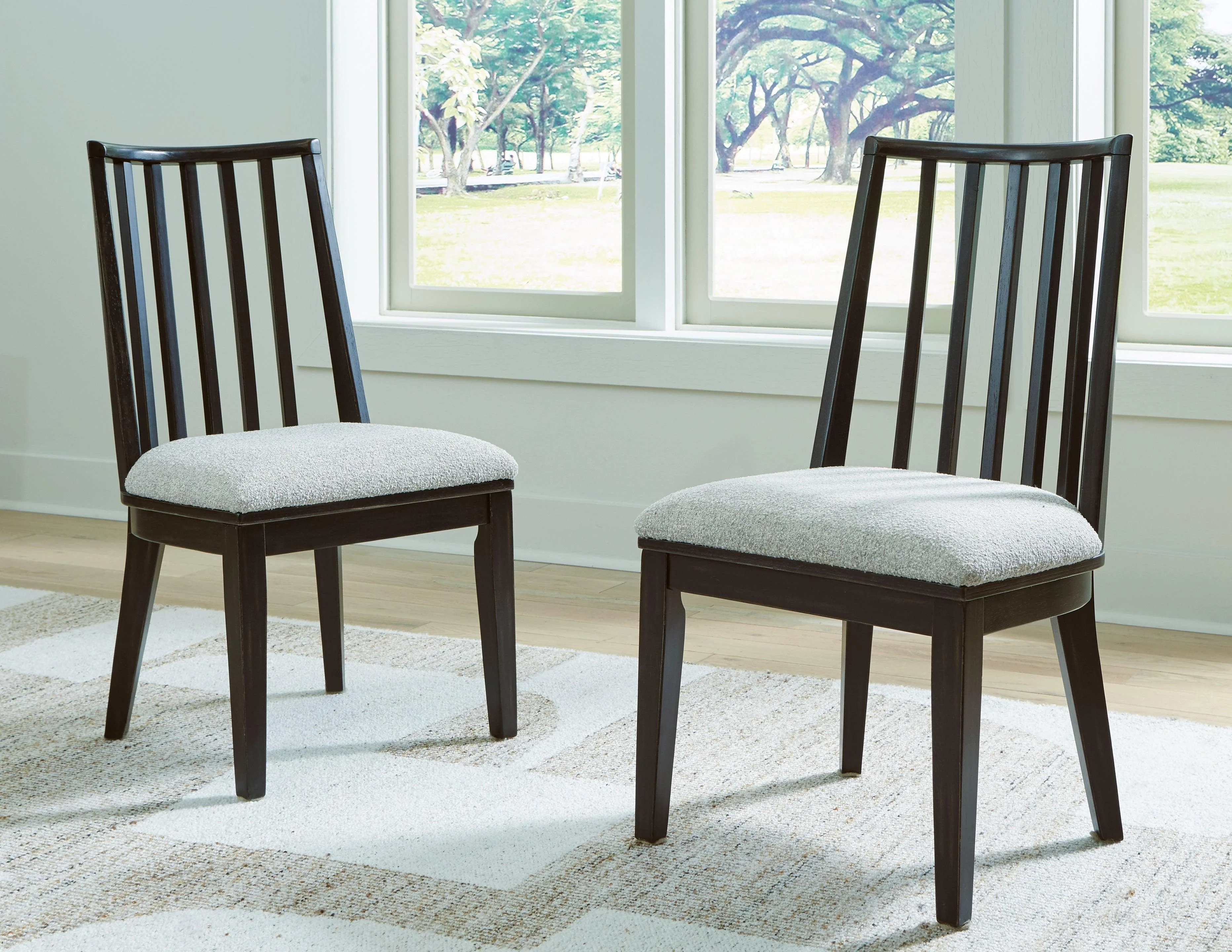 Galliden Light Brown Dining Table and 8 Chairs - Image 18