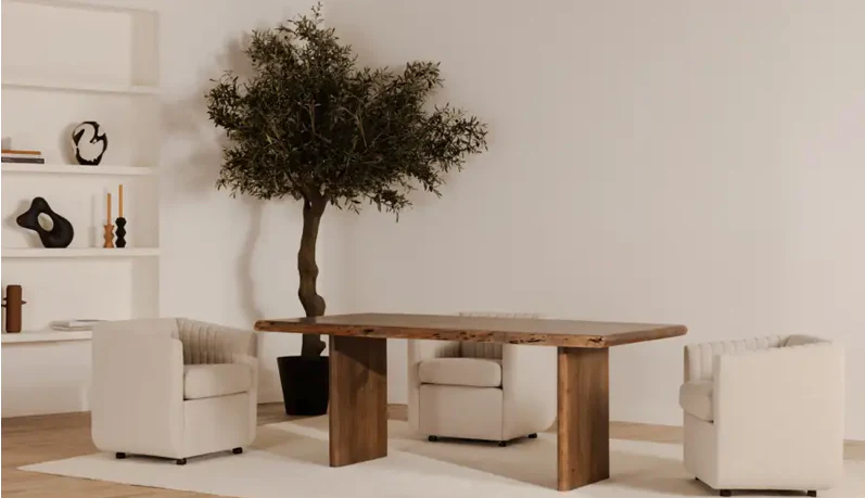 Lila Small Dining Table Brown - Image 6