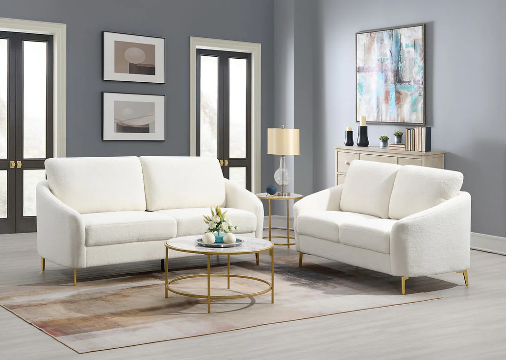 Lila White Living Room Set [Special Price] - Image 2