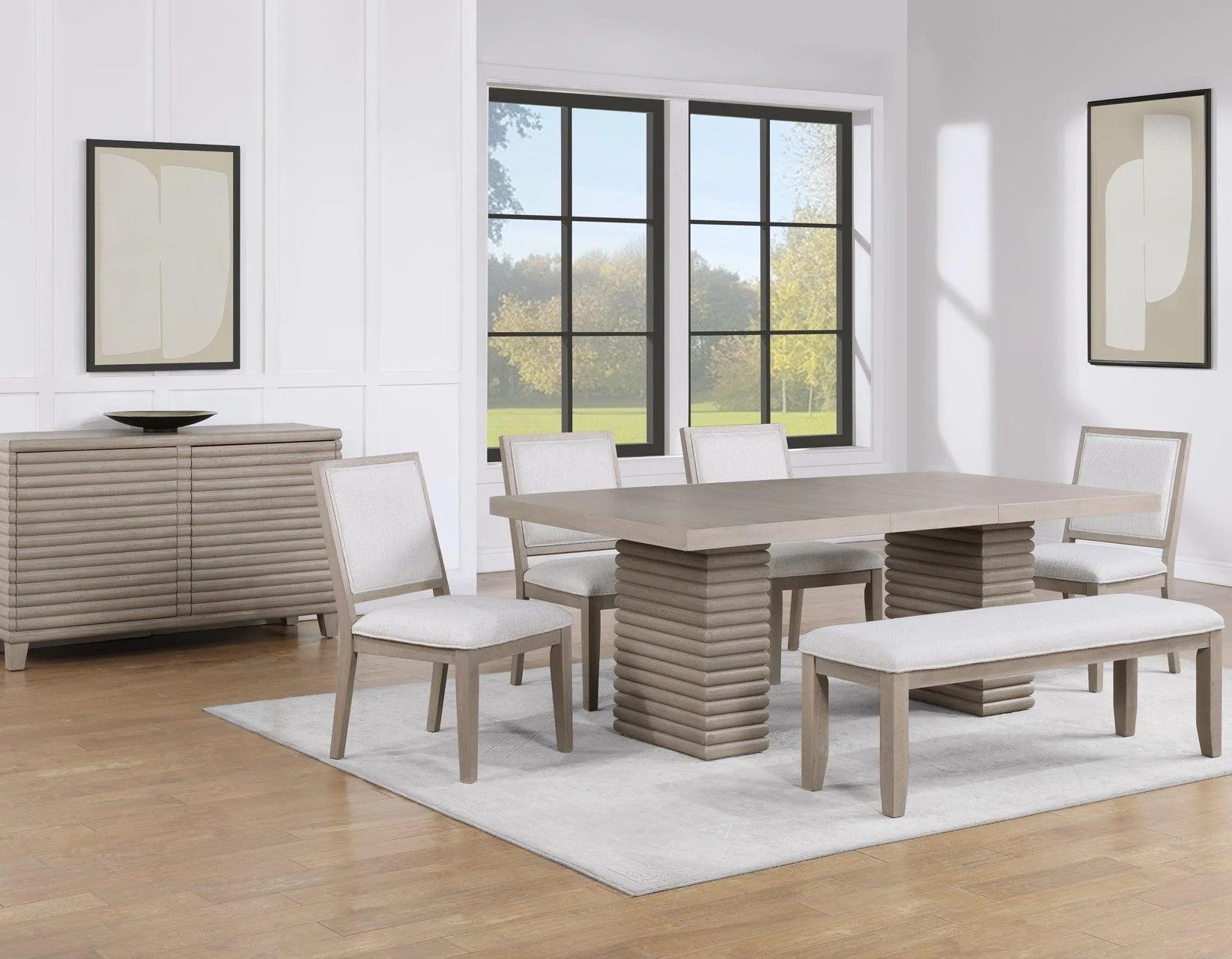 Lily 60-78″ Dining Table w/18-inch Leaf - Image 10