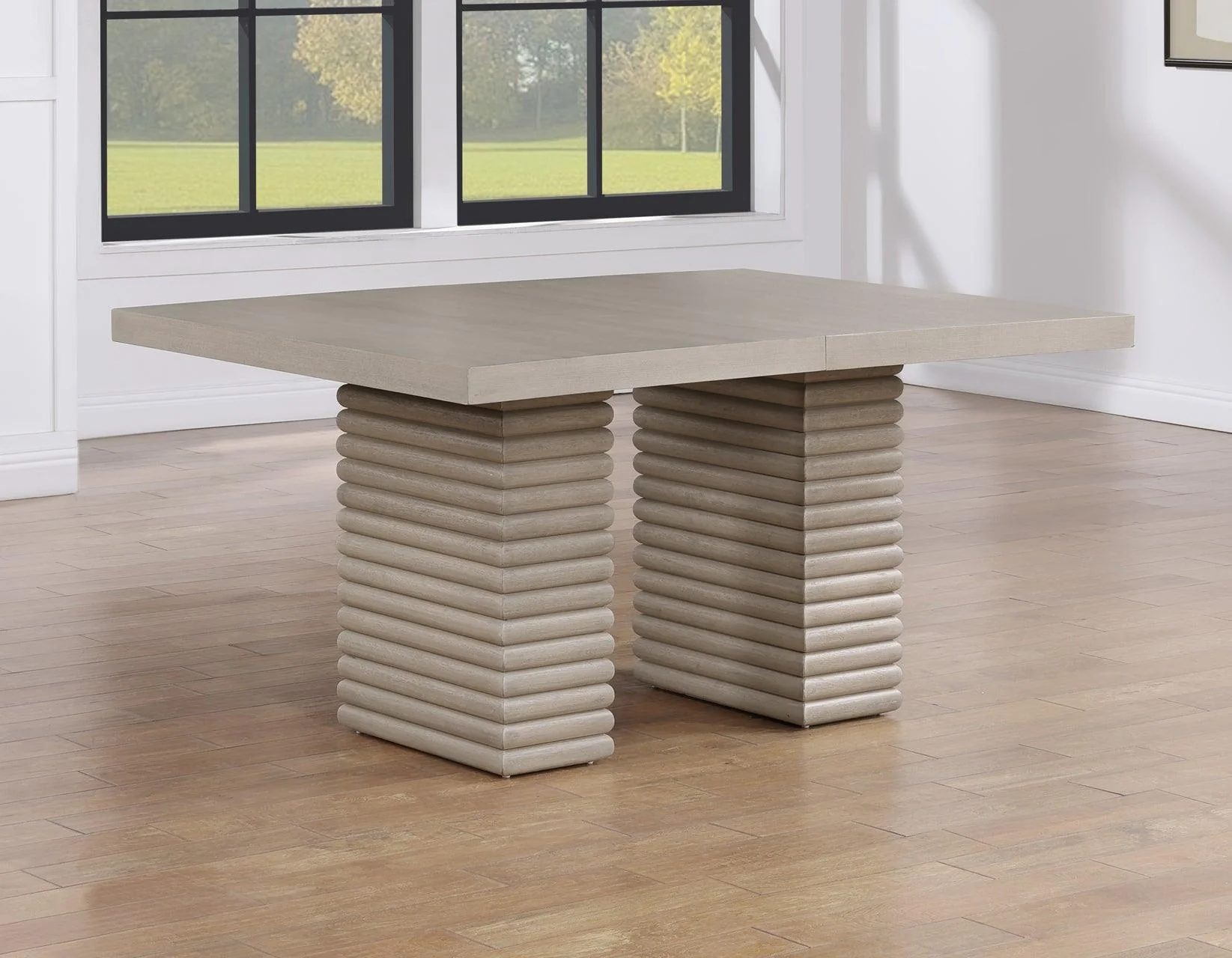 Lily 60-78″ Dining Table w/18-inch Leaf - Image 2