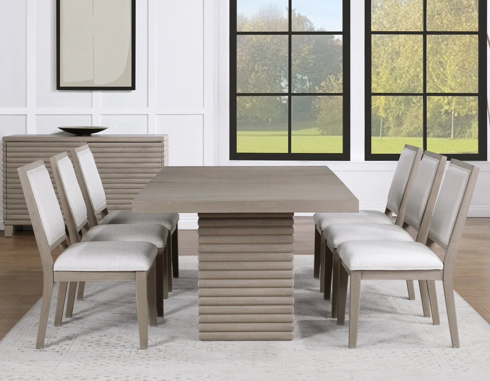 Lily Greige Dining Room Set - Image 28
