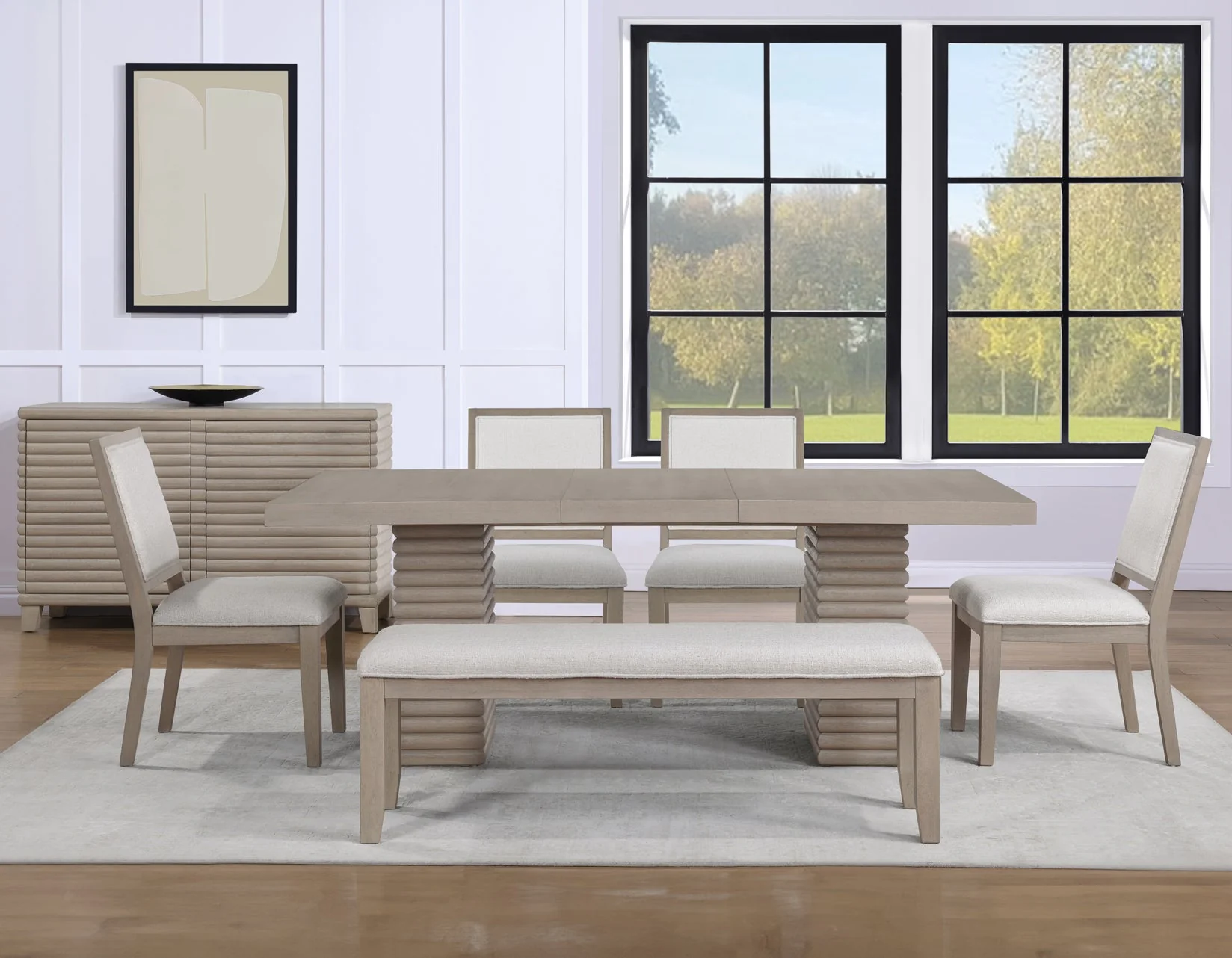 Lily Greige Dining Room Set - Image 30