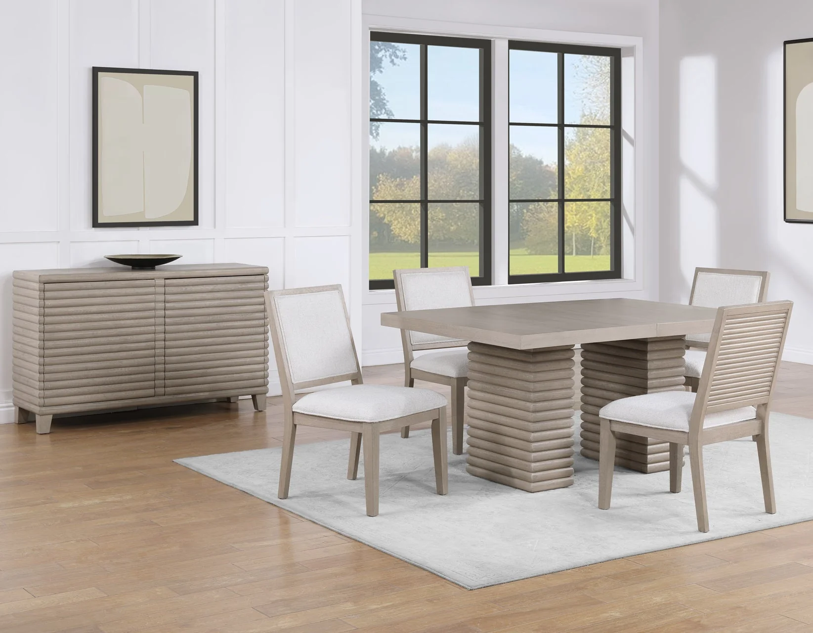 Lily Greige Dining Room Set - Image 31