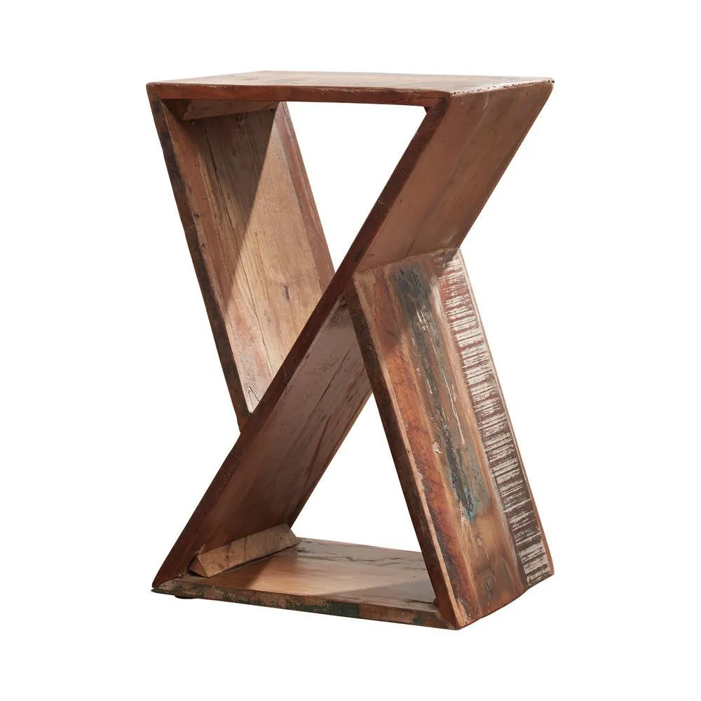 Lily Natural Geometric Accent Table - Image 2
