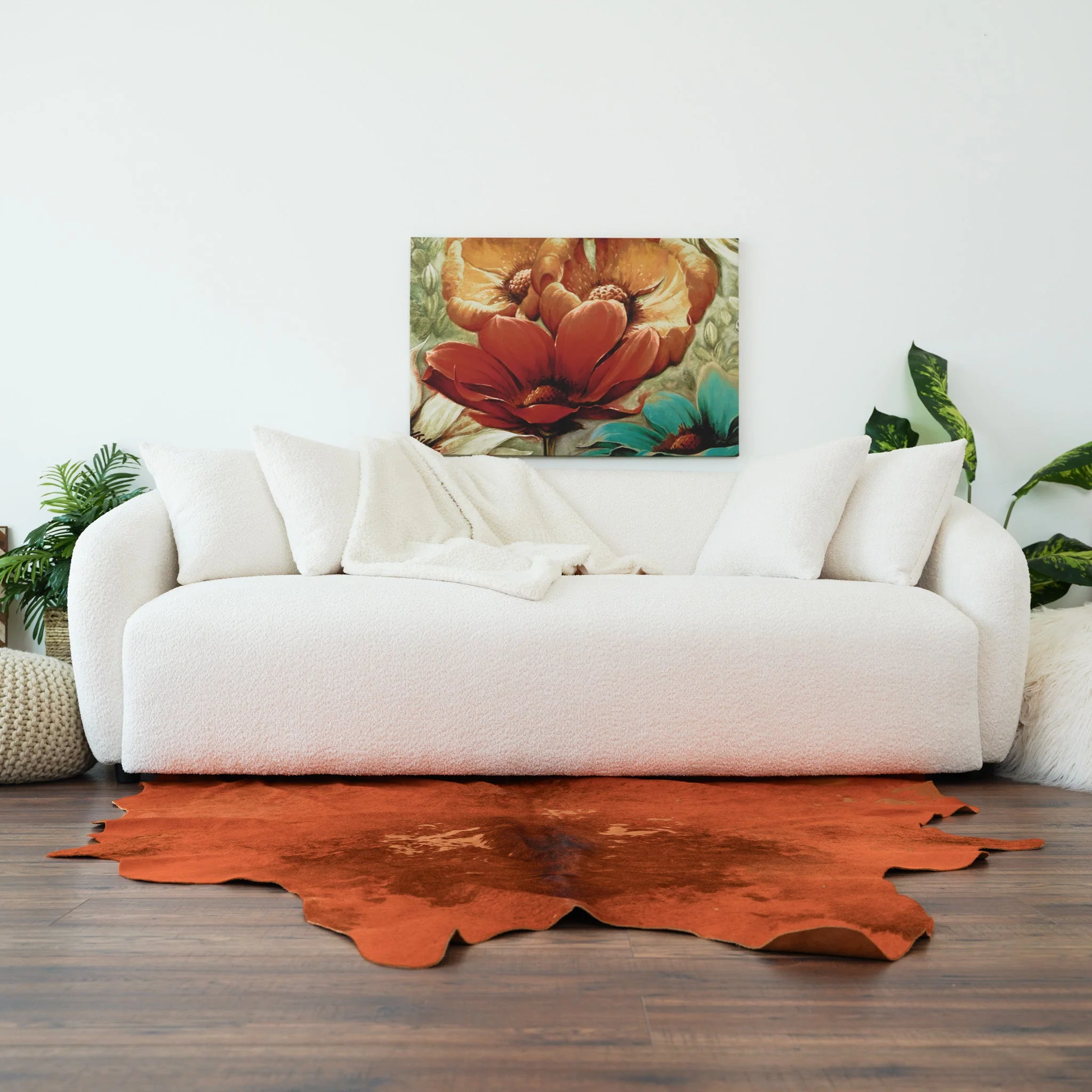 Linden Ivory Boucle Sofa - Image 6