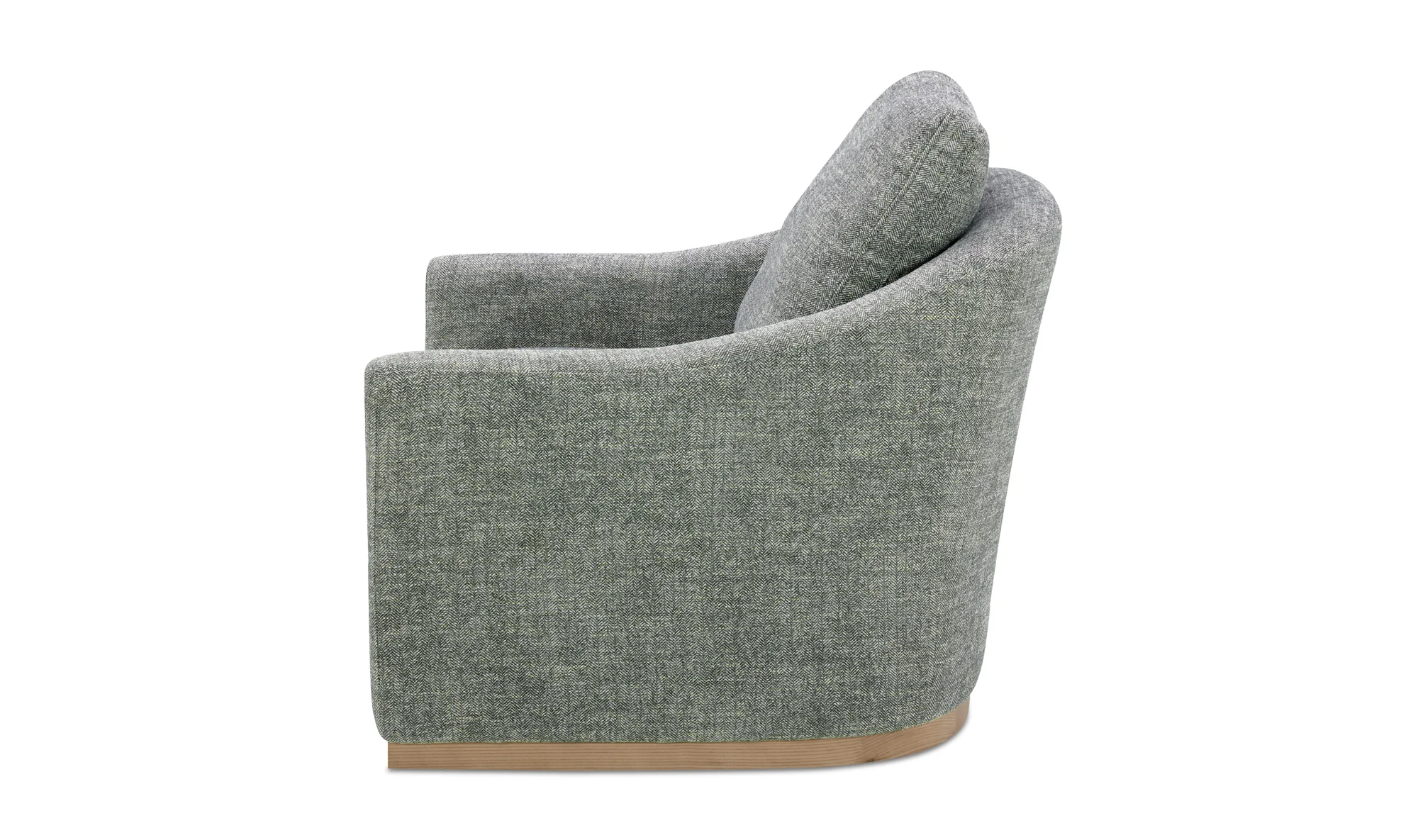 Linden Swivel Chair Slated Moss - Image 3