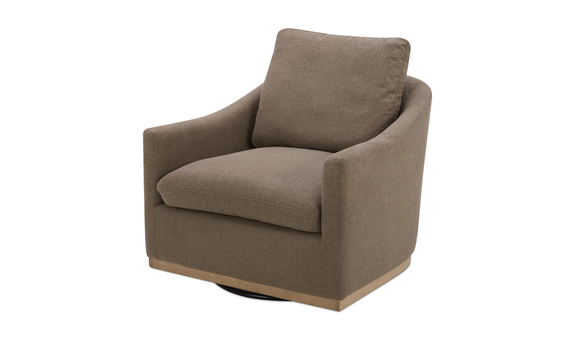 Linden Swivel Chair Soft Taupe - Image 2
