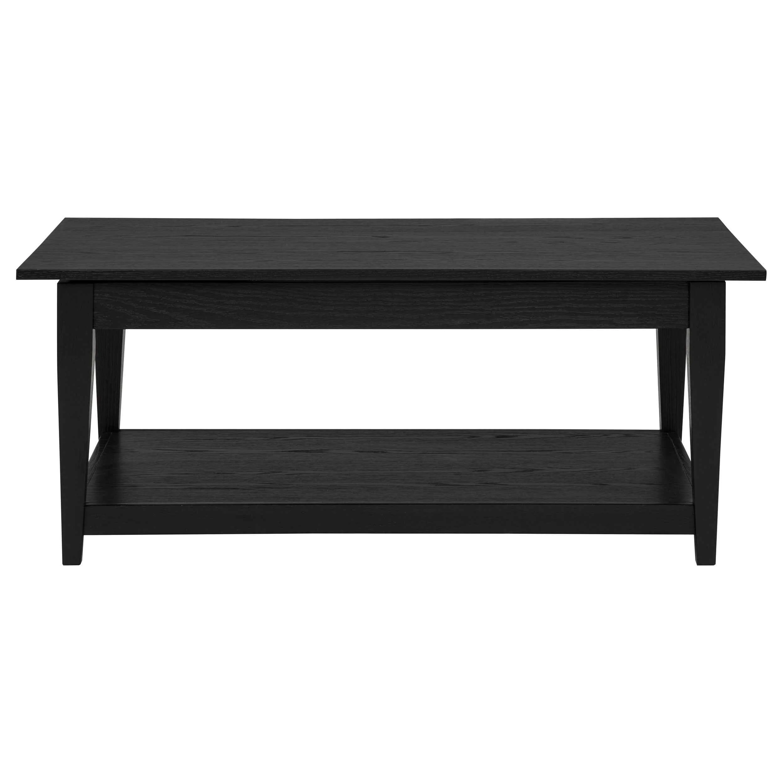 Lindenton Black Lift-Top Occasional Cocktail Coffee Table - Image 4
