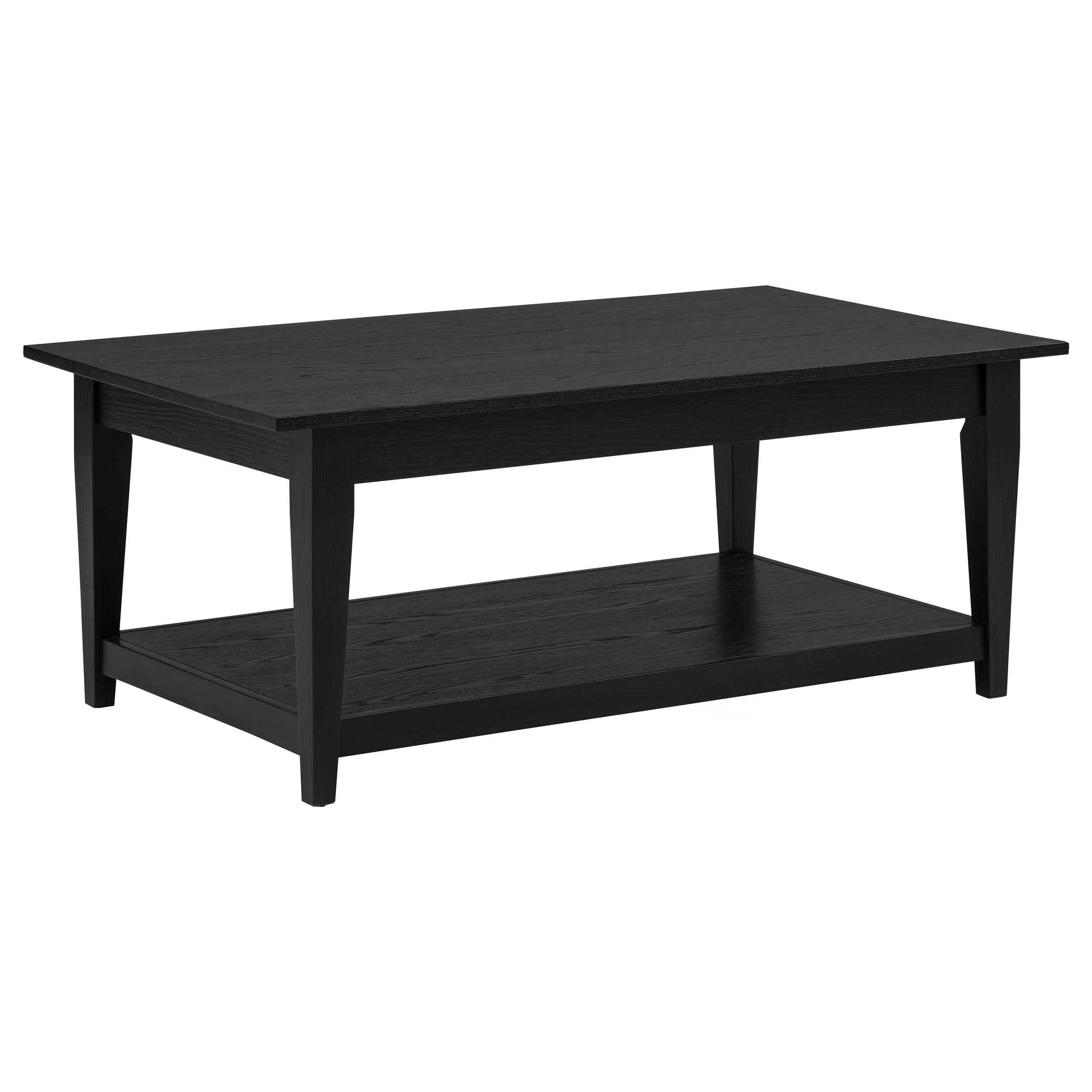 Lindenton Black Lift-Top Occasional Cocktail Coffee Table - Image 6