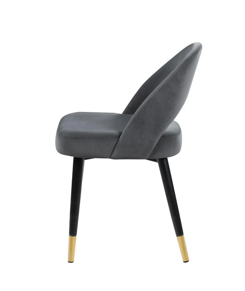Lindsey Gray Arched Back Upholstered Side Chairs, Set of 2 - Image 2