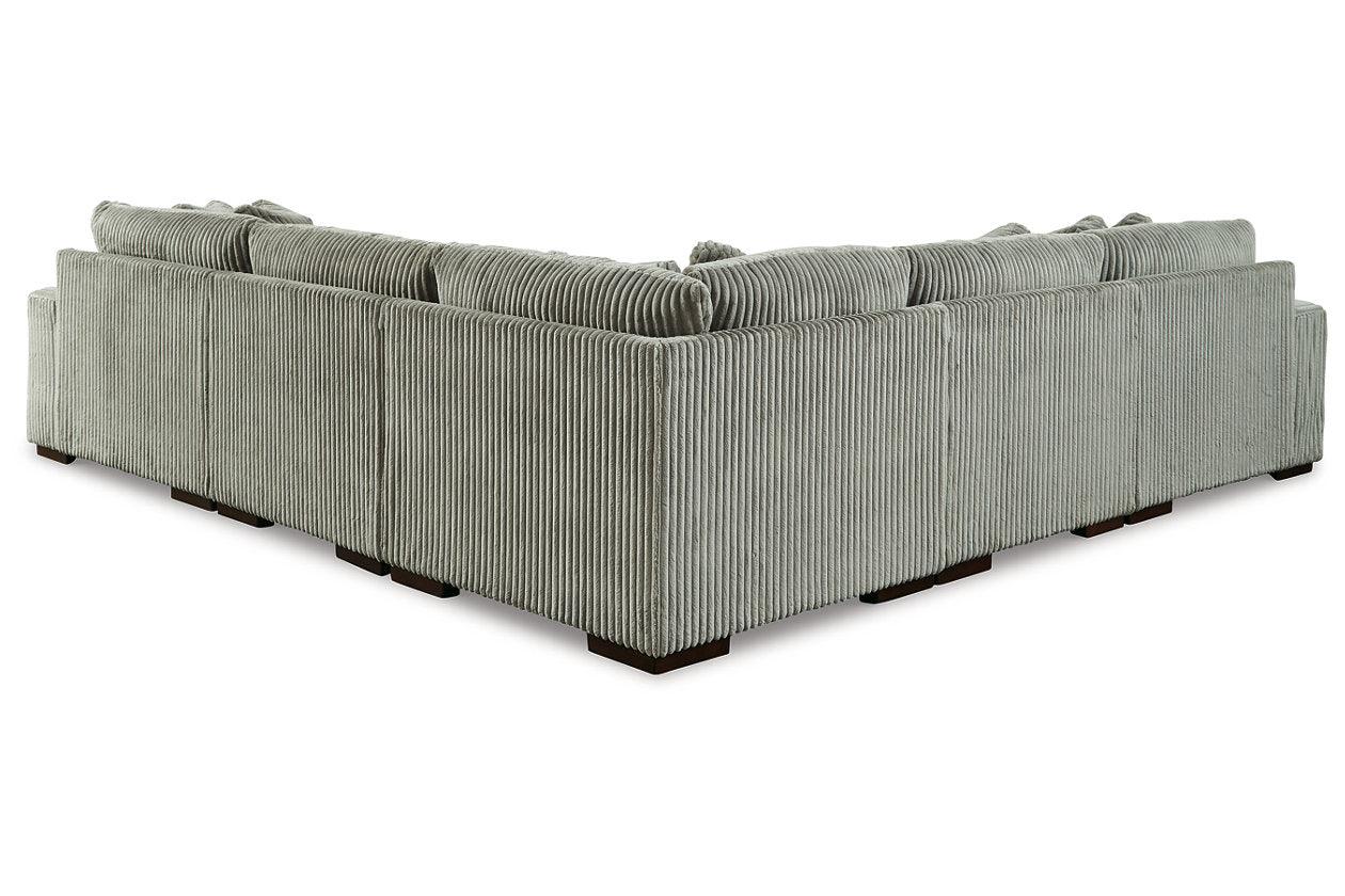 Lindyn Fog 5-Piece Right Arm Facing (RAF) Modular Chaise Sectional - Image 2