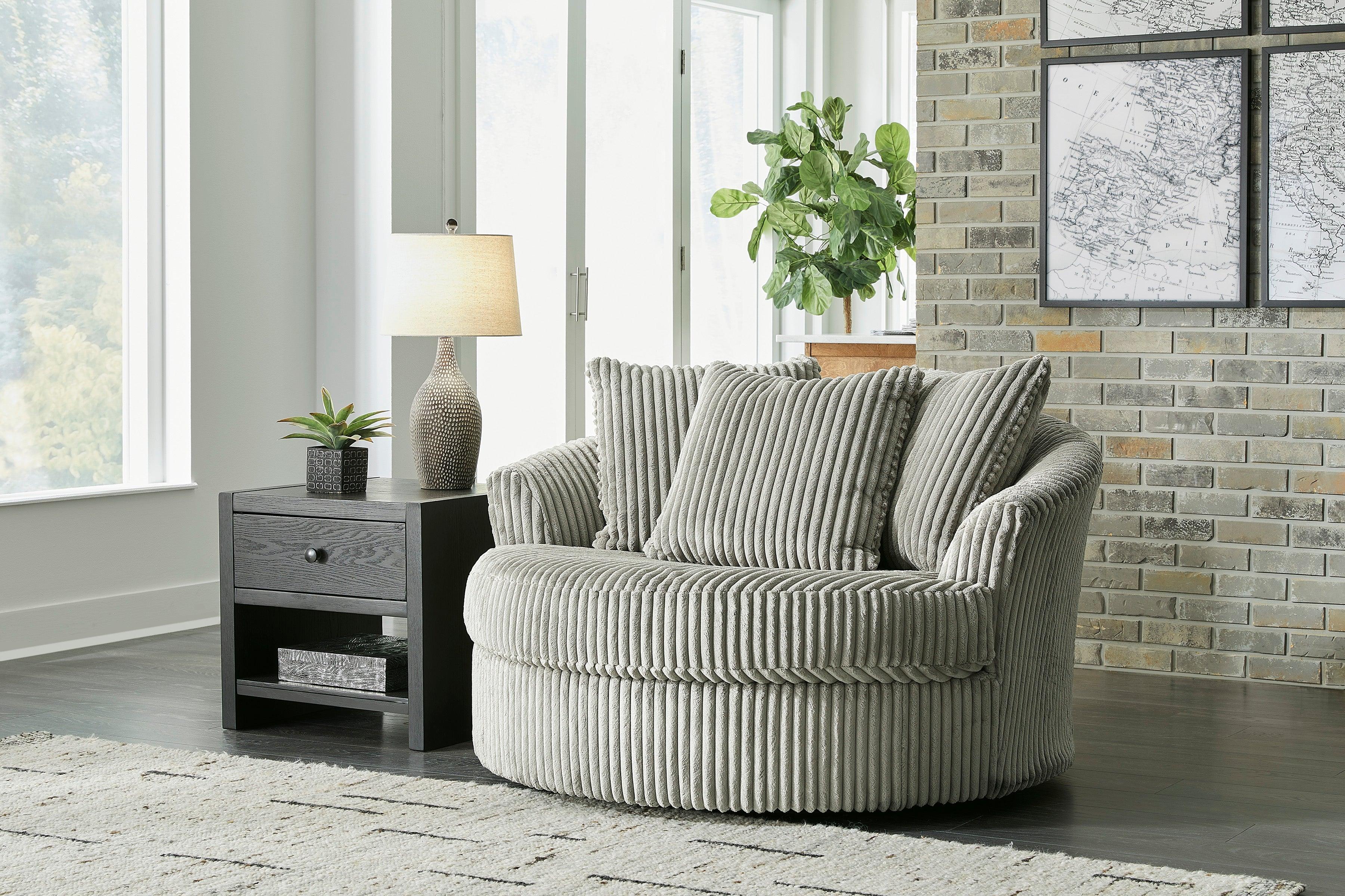 Lindyn Fog 5-Piece Right Arm Facing (RAF) Modular Chaise Sectional - Image 5