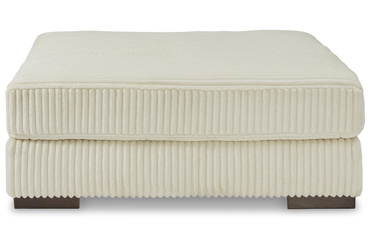 Lindyn Ivory Oversized Accent Ottoman - Image 3