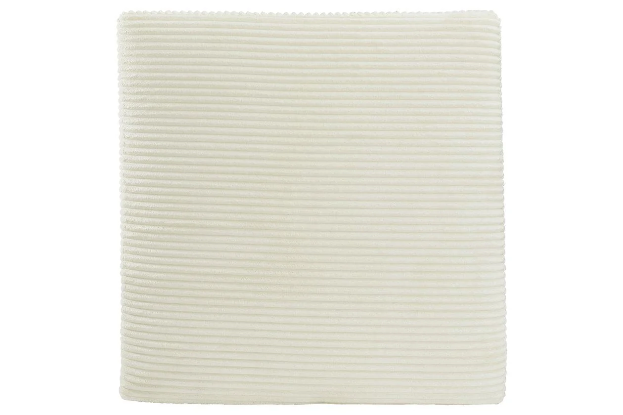Lindyn Ivory Oversized Accent Ottoman - Image 4