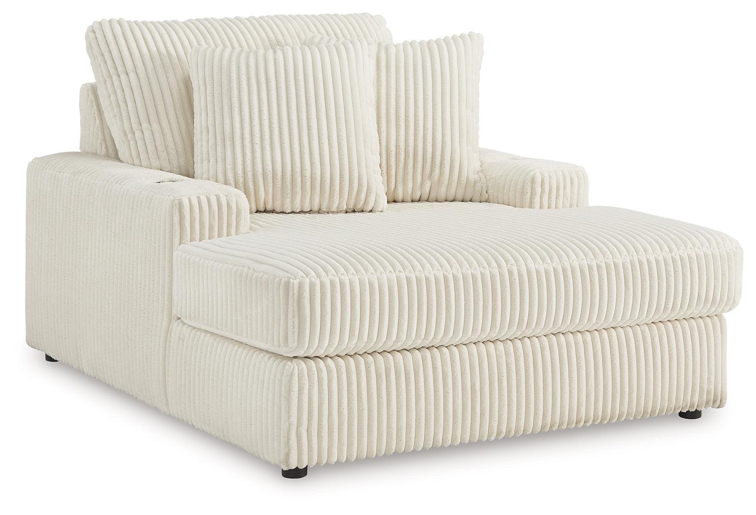 Lindyn Ivory Oversized Chaise - Image 4