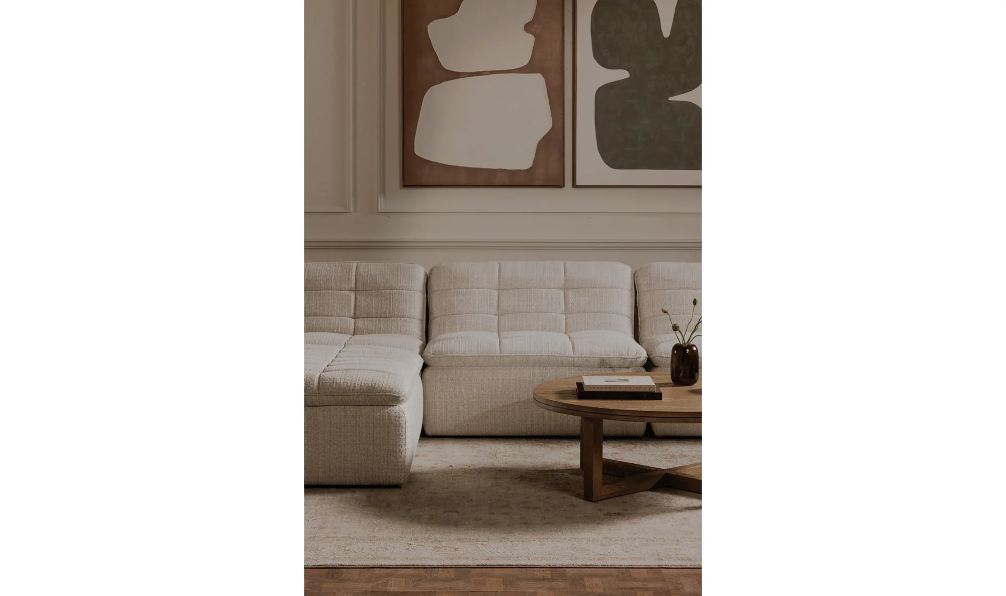 Lino Ottoman Textured Oat - Image 7