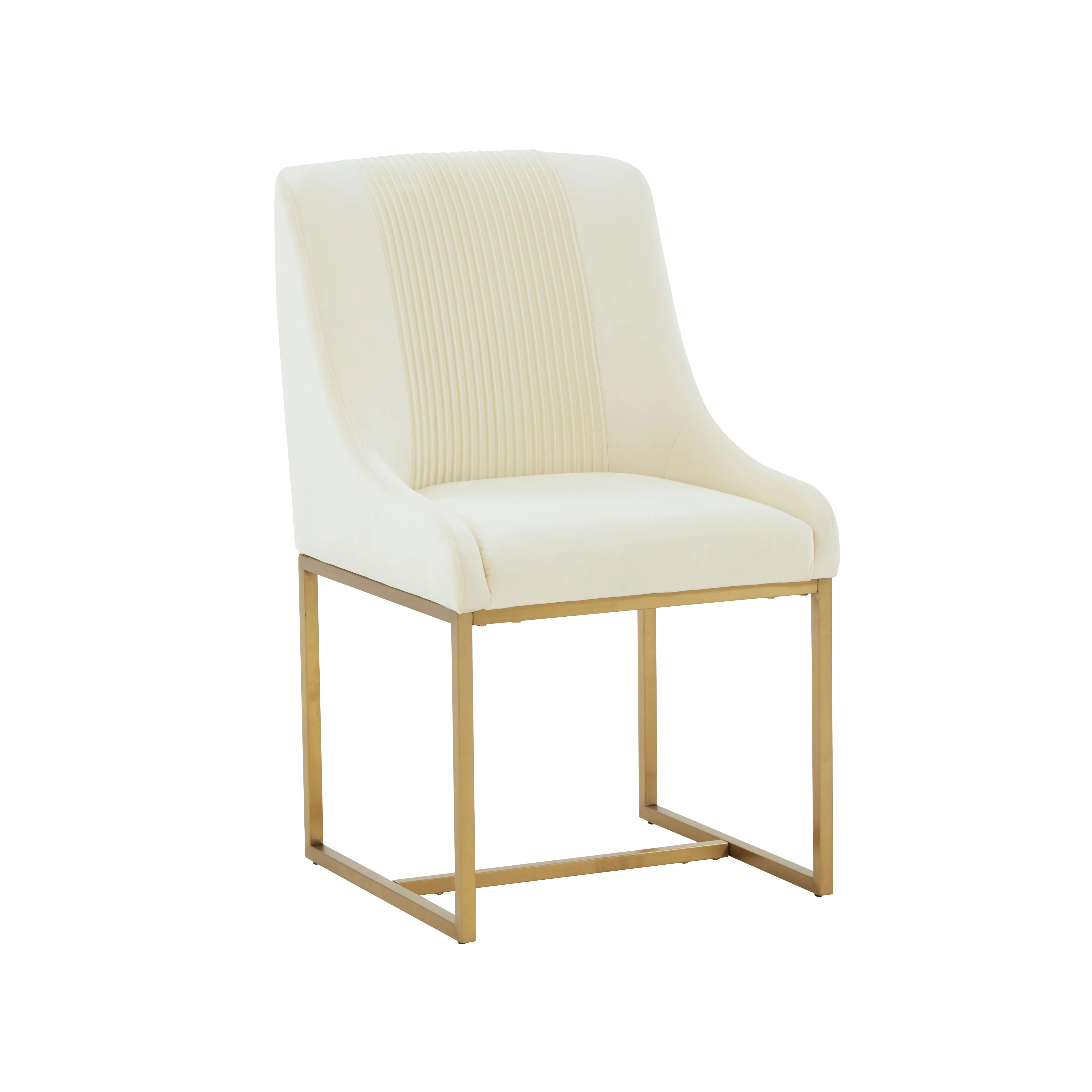 Lisa Pleated Velvet Dining Chair by Inspire Me! Home Decor