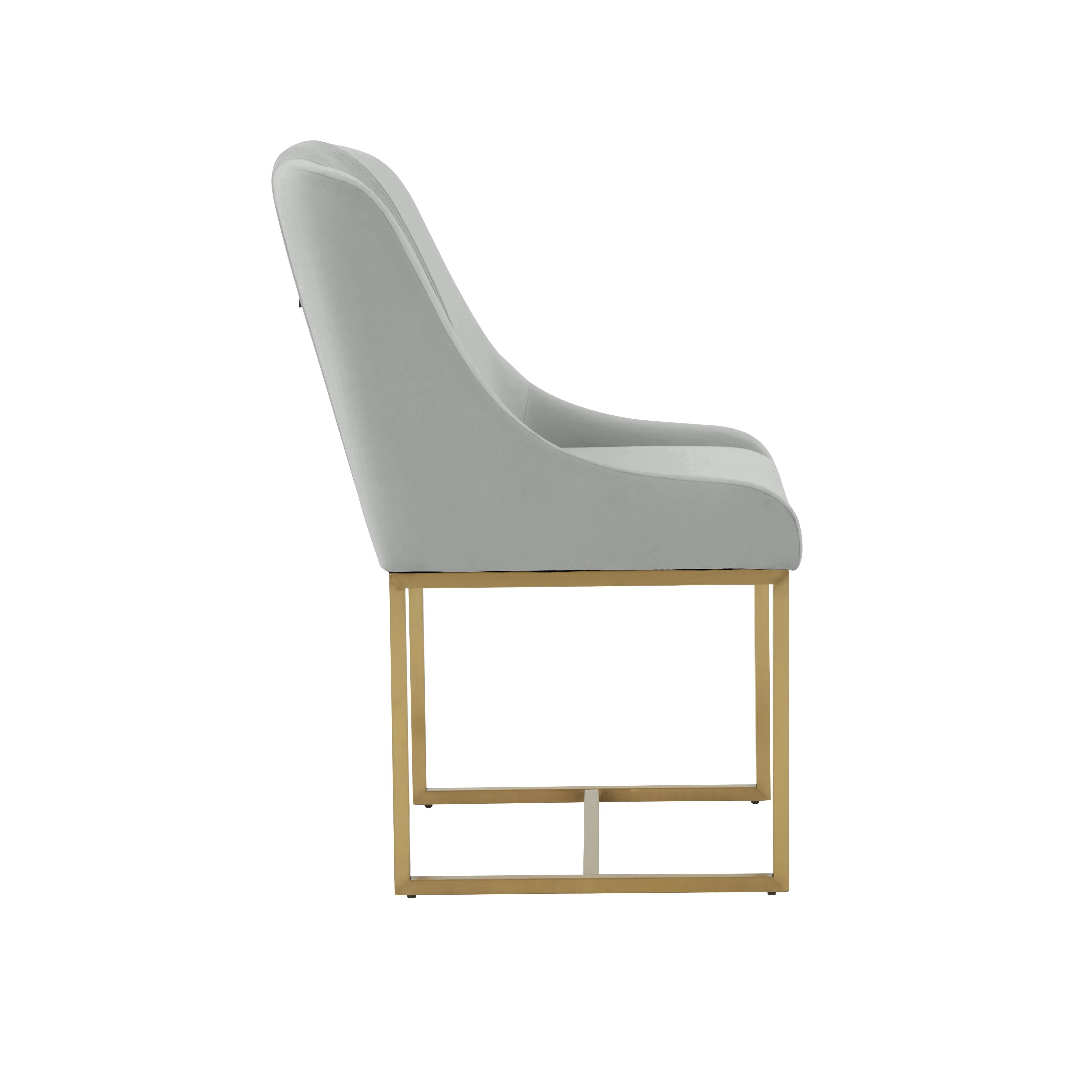 Lisa Pleated Velvet Dining Chair by Inspire Me! Home Decor - Image 10