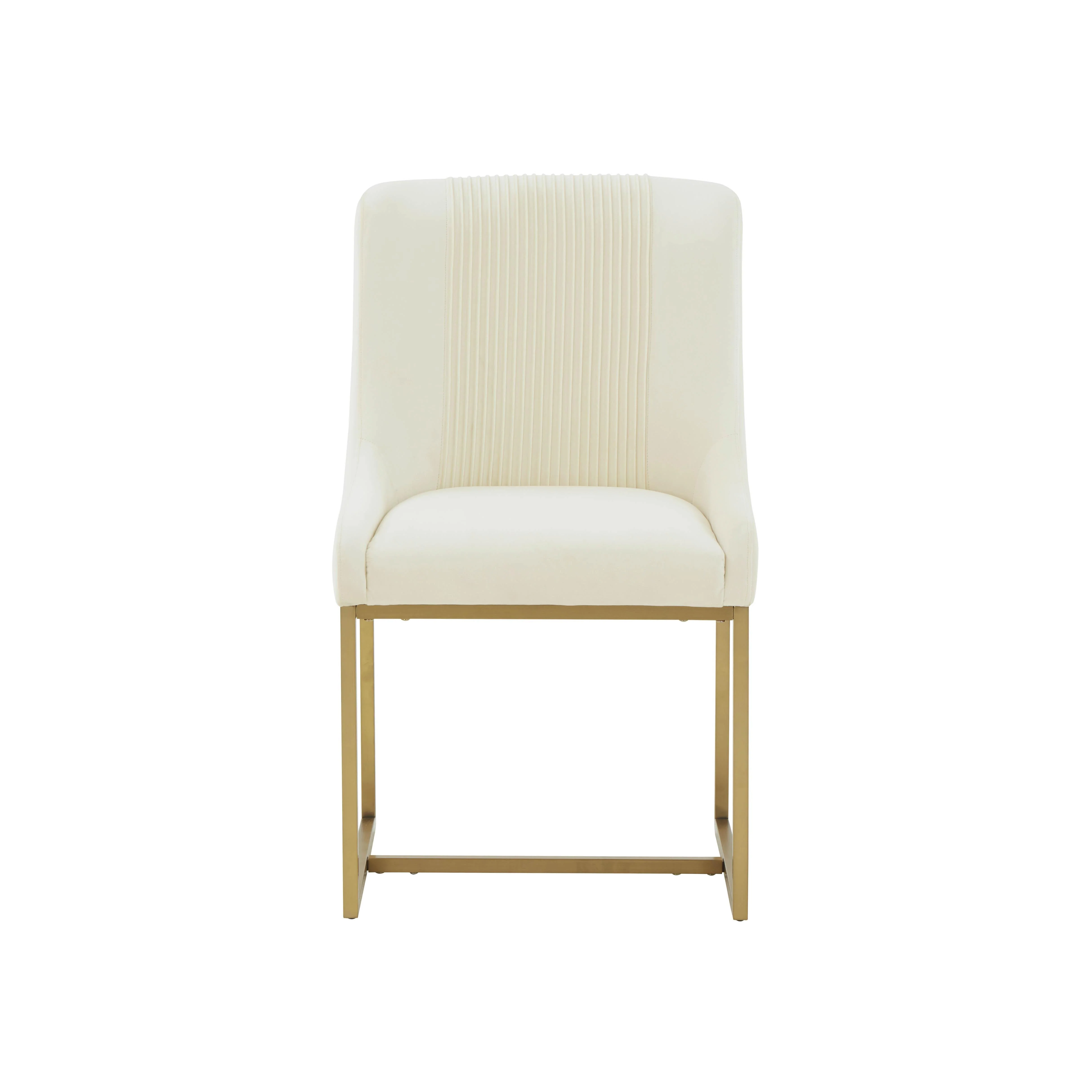 Lisa Pleated Velvet Dining Chair by Inspire Me! Home Decor - Image 3
