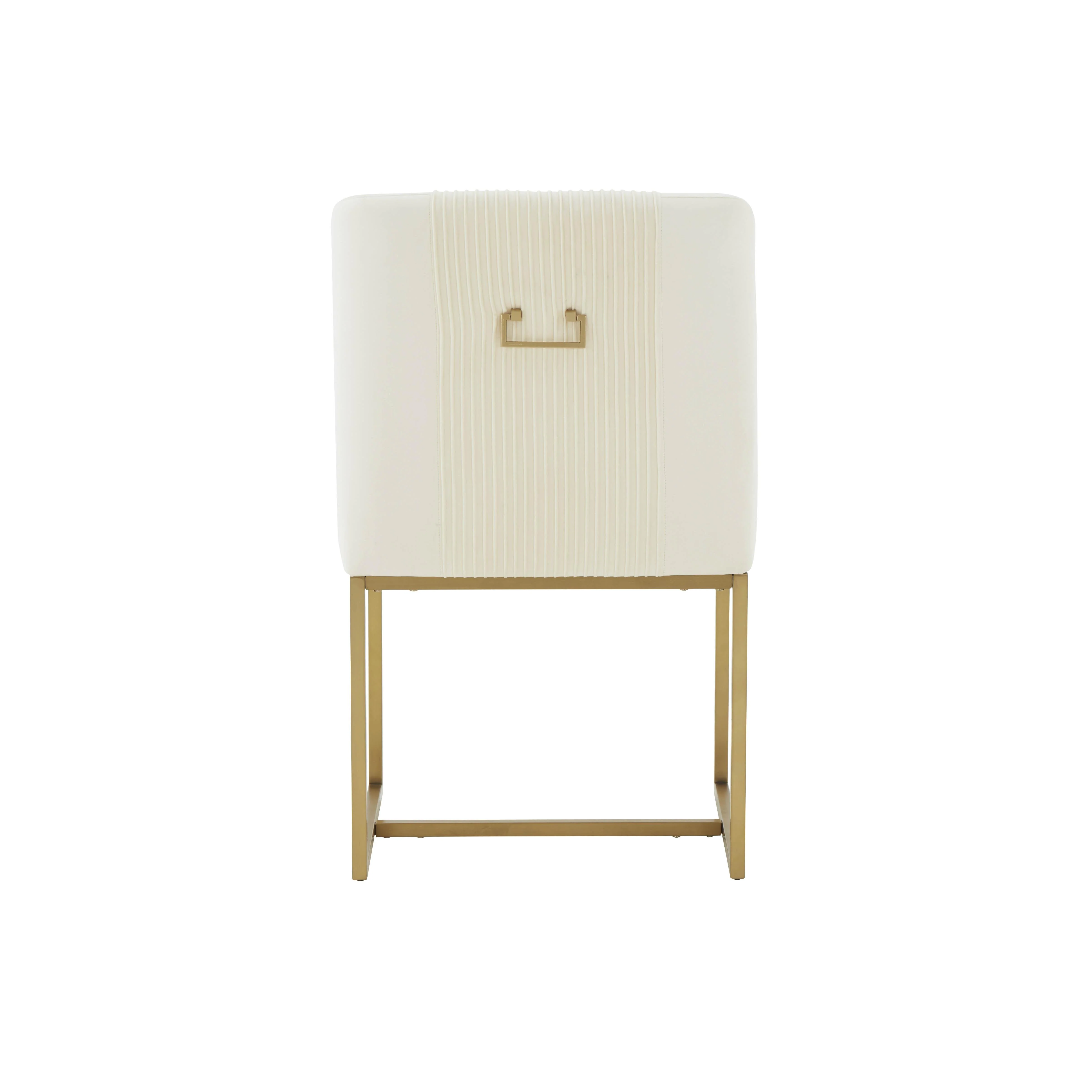 Lisa Pleated Velvet Dining Chair by Inspire Me! Home Decor - Image 5