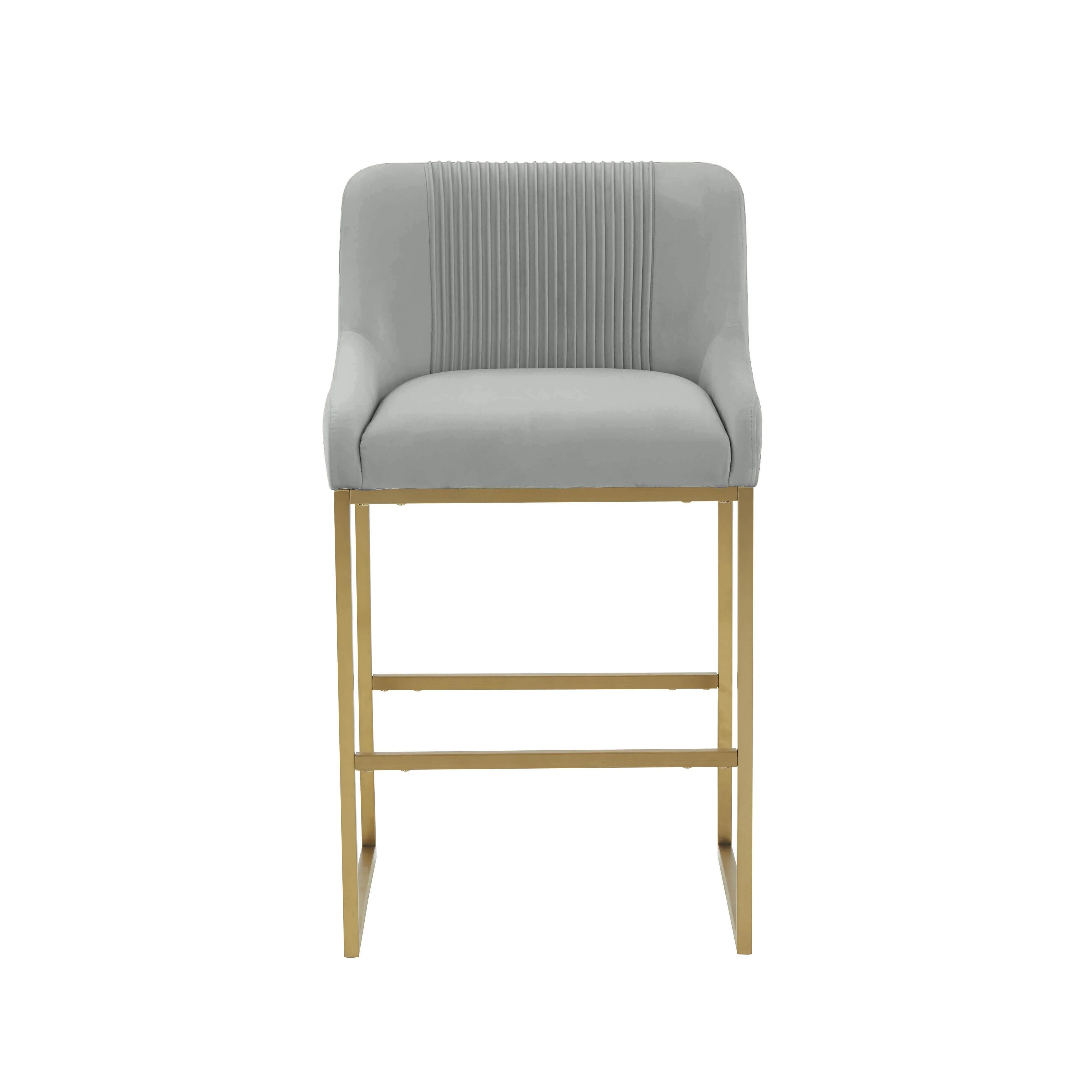 Lisa Pleated Velvet Dining Chair by Inspire Me! Home Decor - Image 9