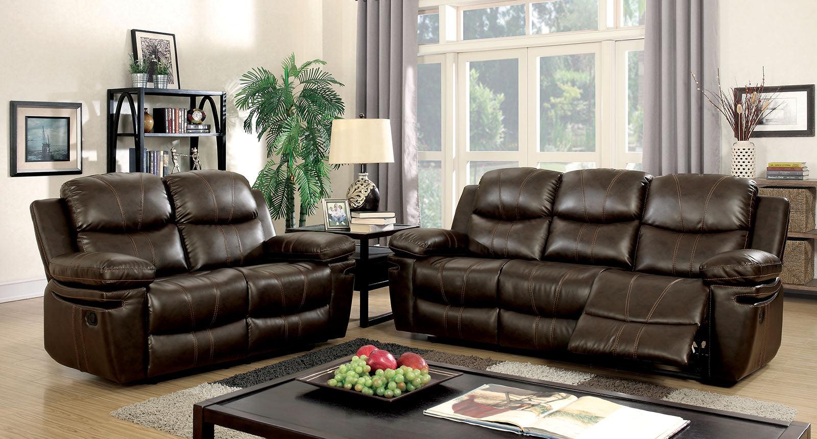 Listowel Brown Loveseat - Image 2