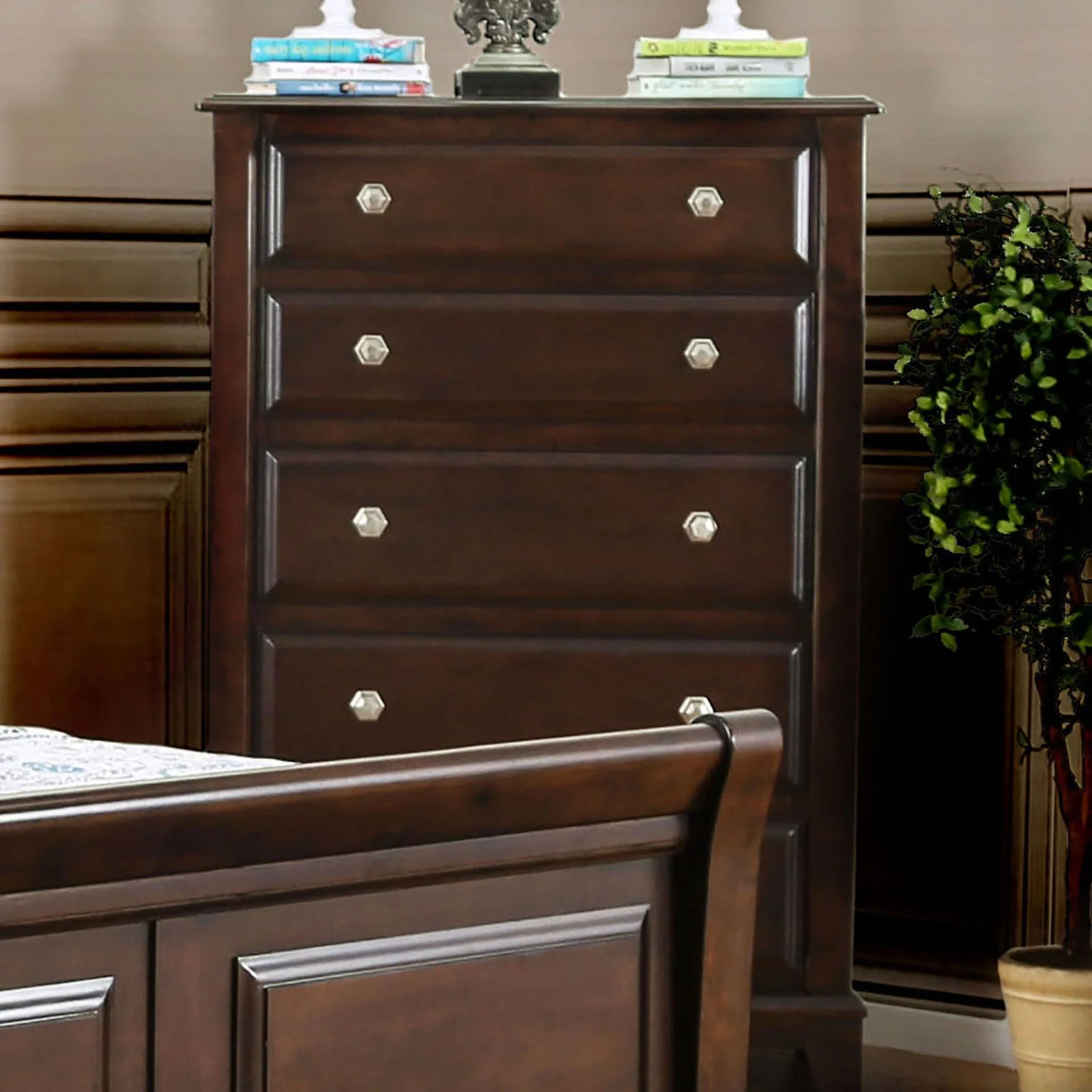 Litchville Brown Cherry Chest - Image 2