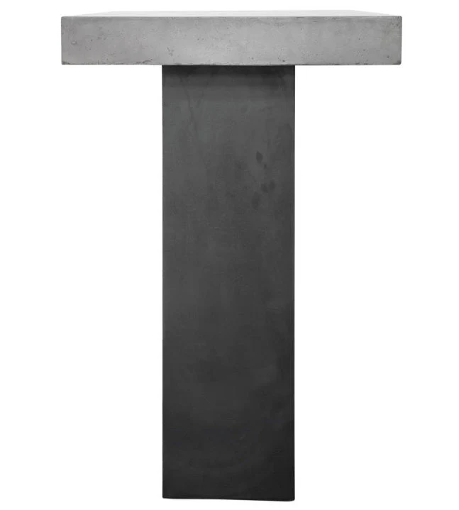 Lithic Outdoor Bar Table Dark Grey - Image 2