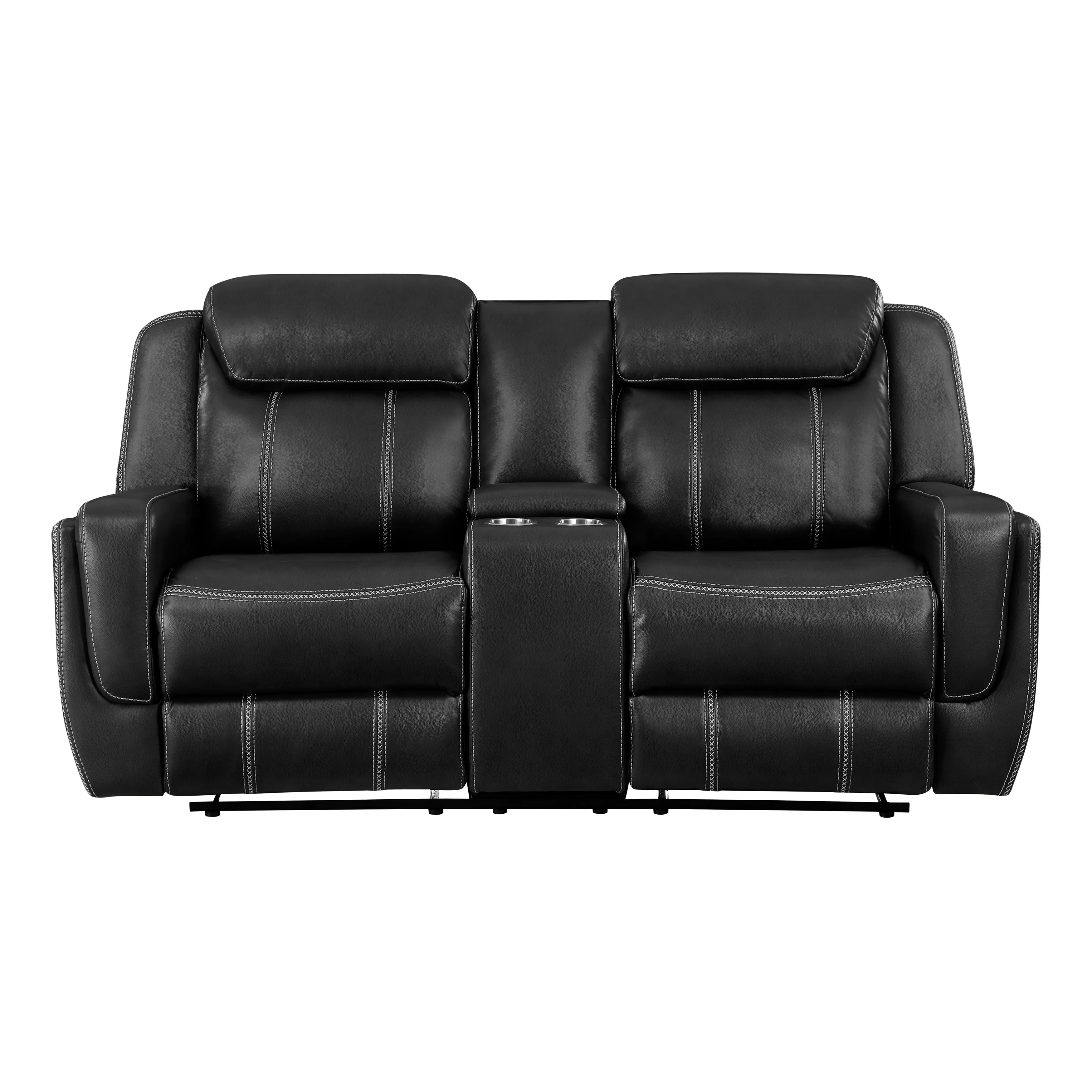 Littleton Black Double Reclining Living Room Set - Image 9