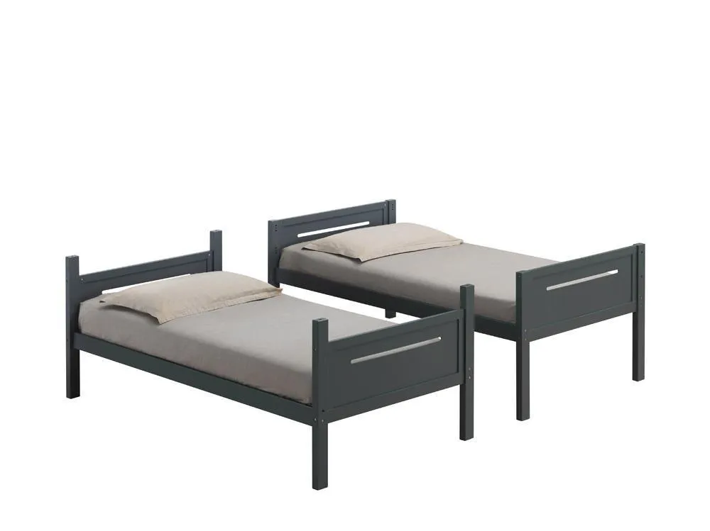 Littleton Gray Twin/Twin Bunk Bed - Image 5