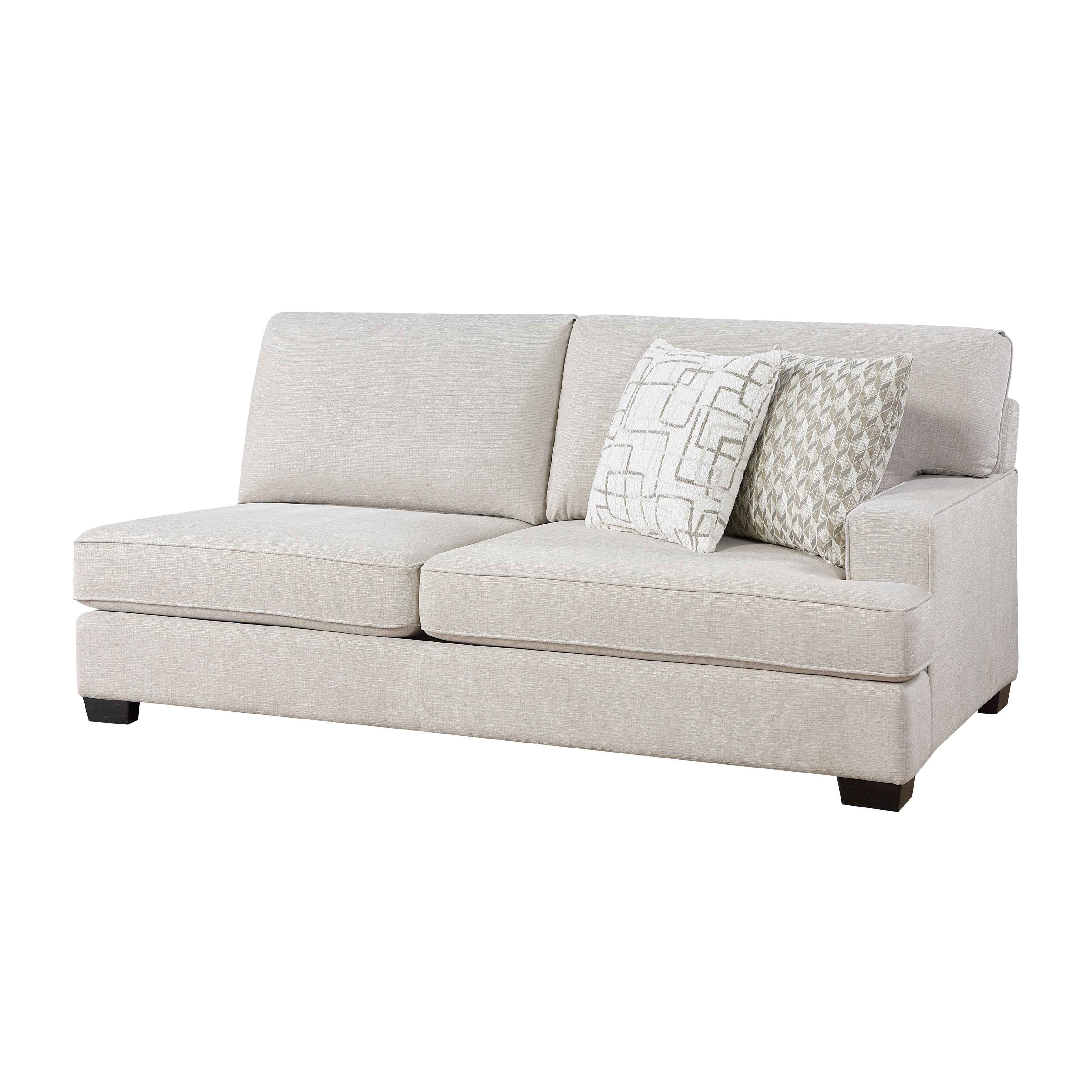 Livia Beige 3-Piece Sectional - Image 9