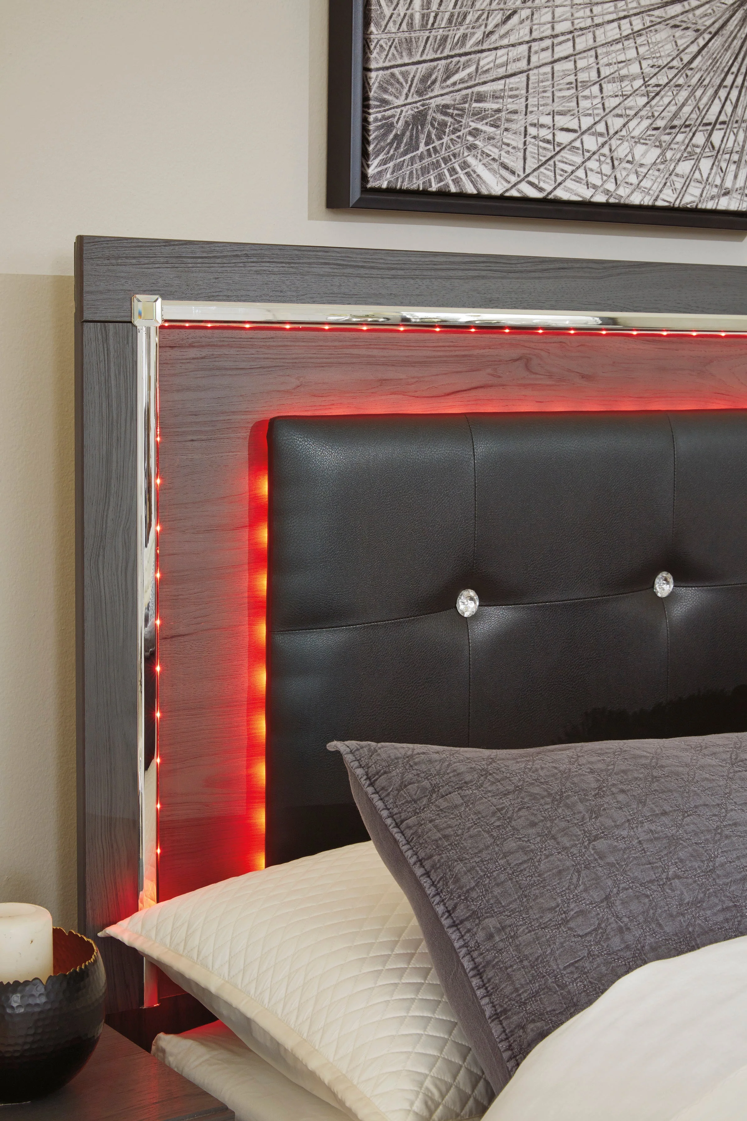 Lodanna Gray LED Storage Youth Panel Bedroom Set - Image 8