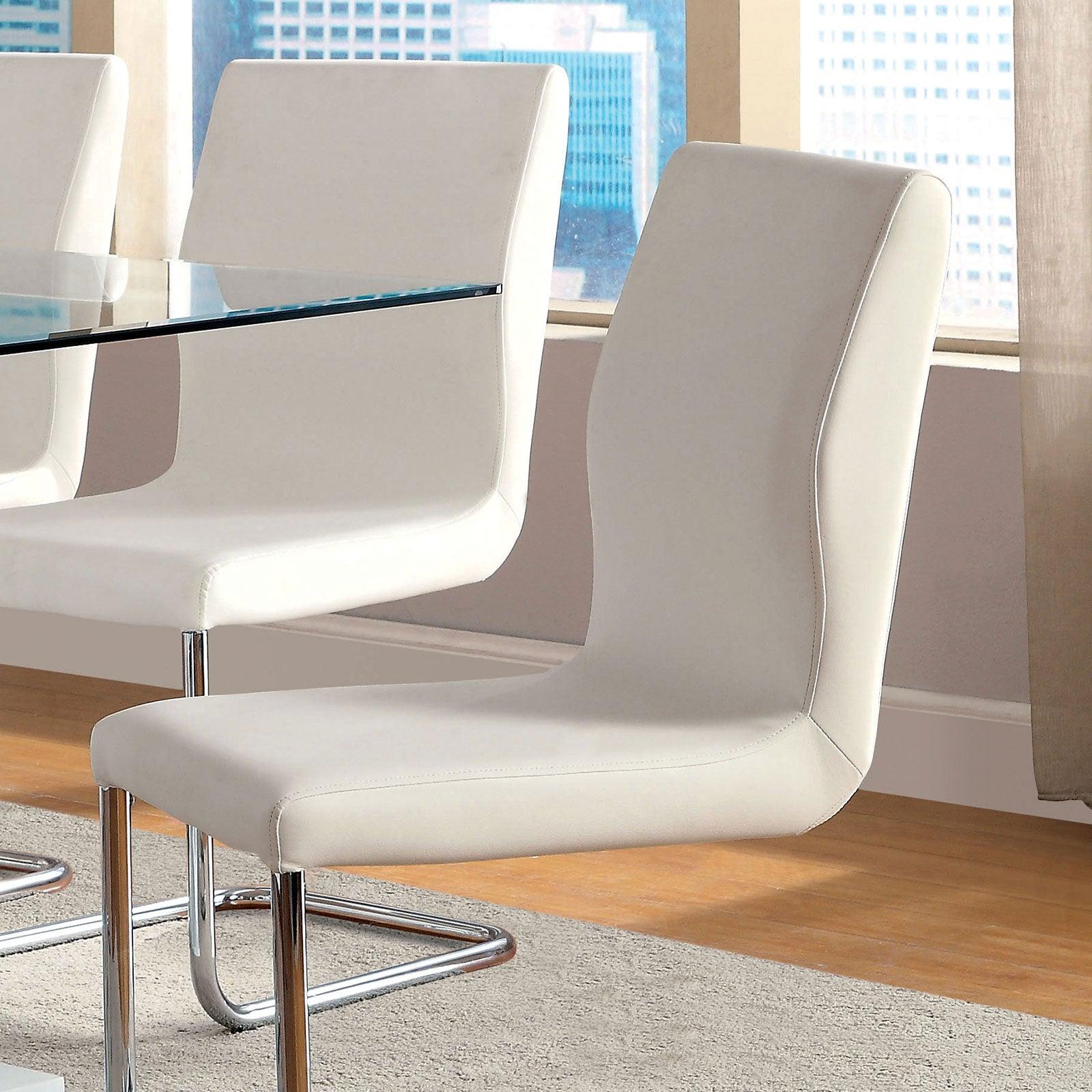 Lodia White Side Chair, Set of 2