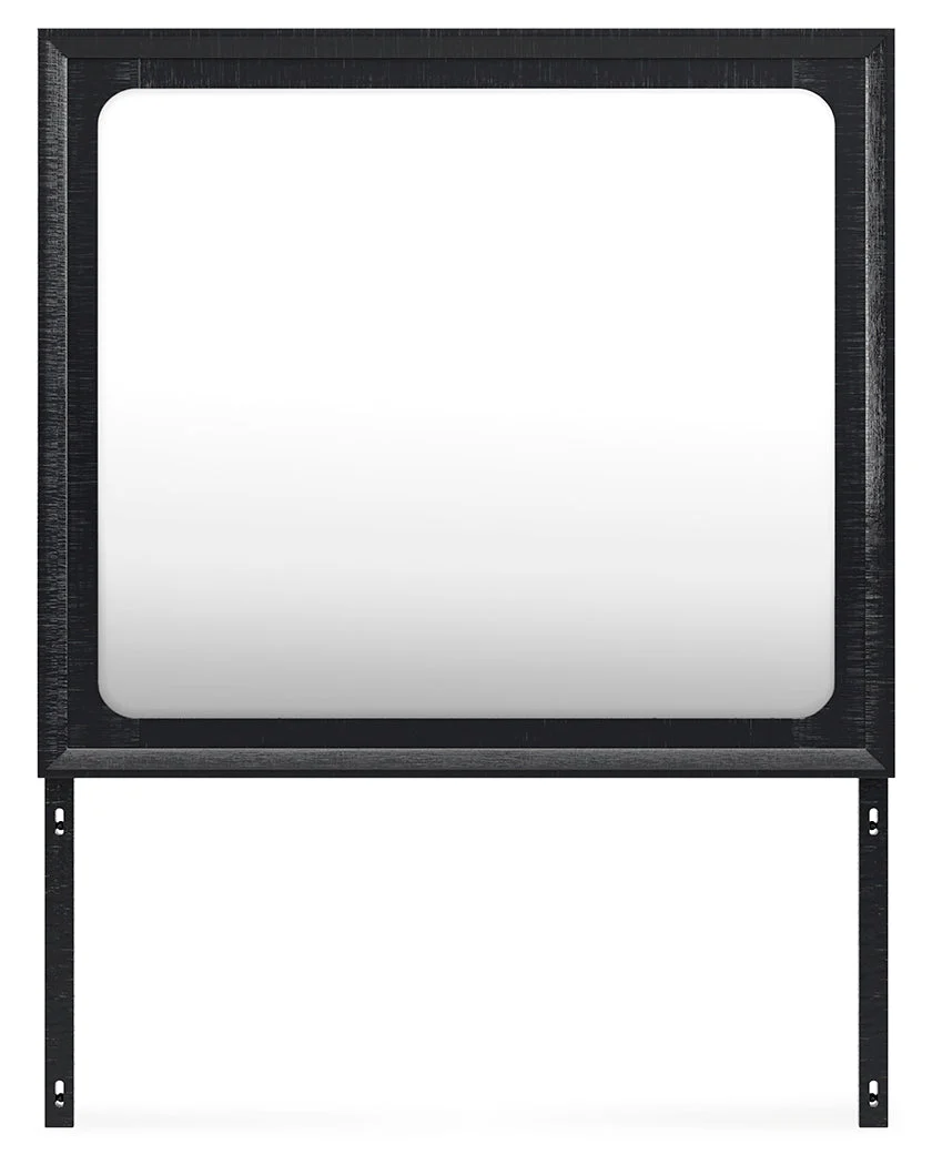 Londer Black Bedroom Mirror - Image 3