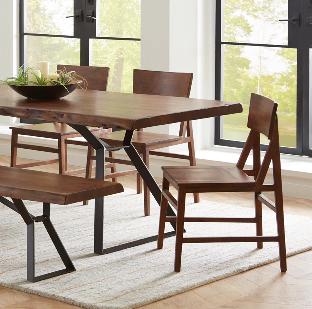 London Loft 19" Dining Chair in Walnut - Image 7