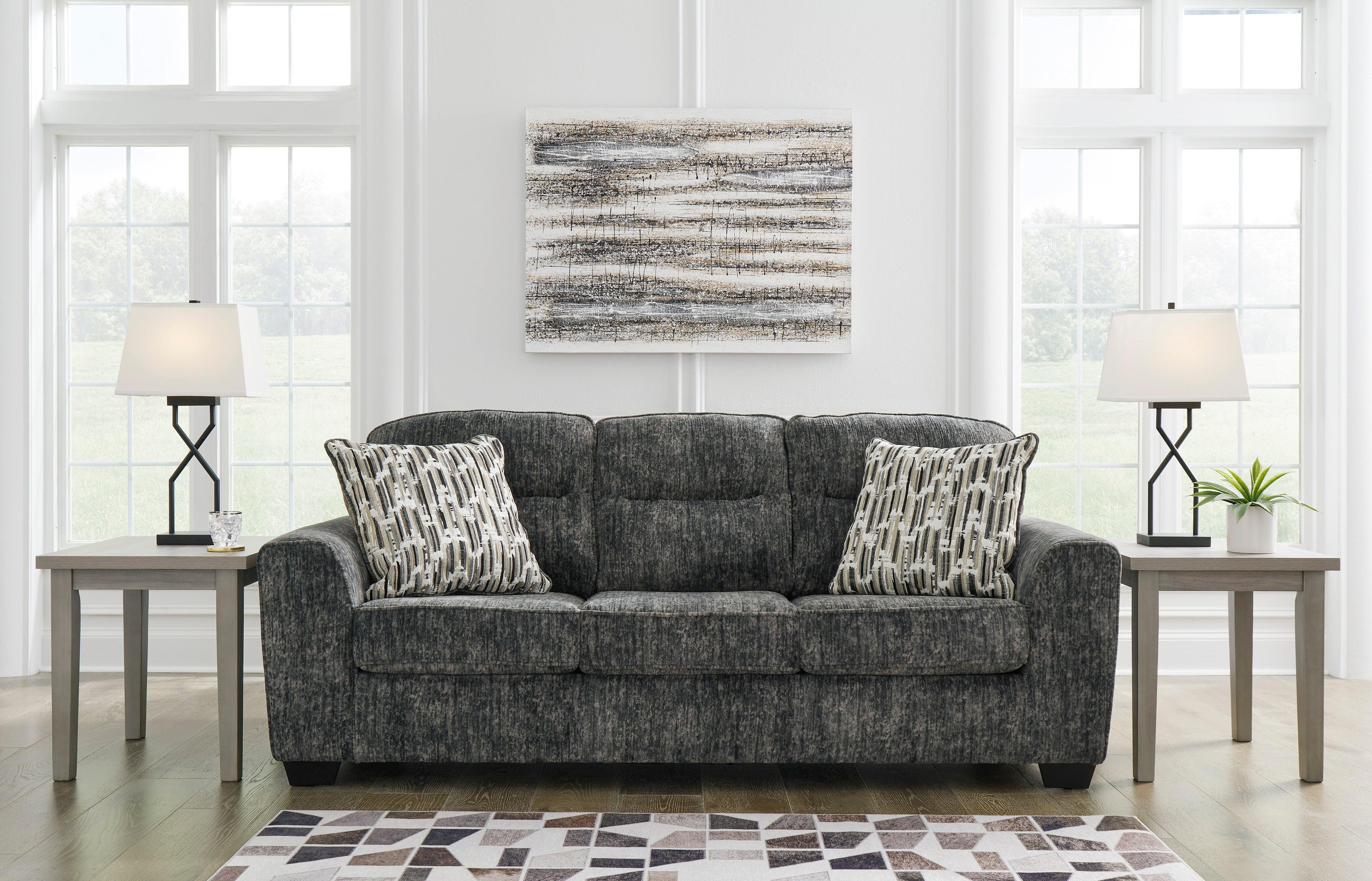 Lonoke Gunmetal Living Room Set - Image 5