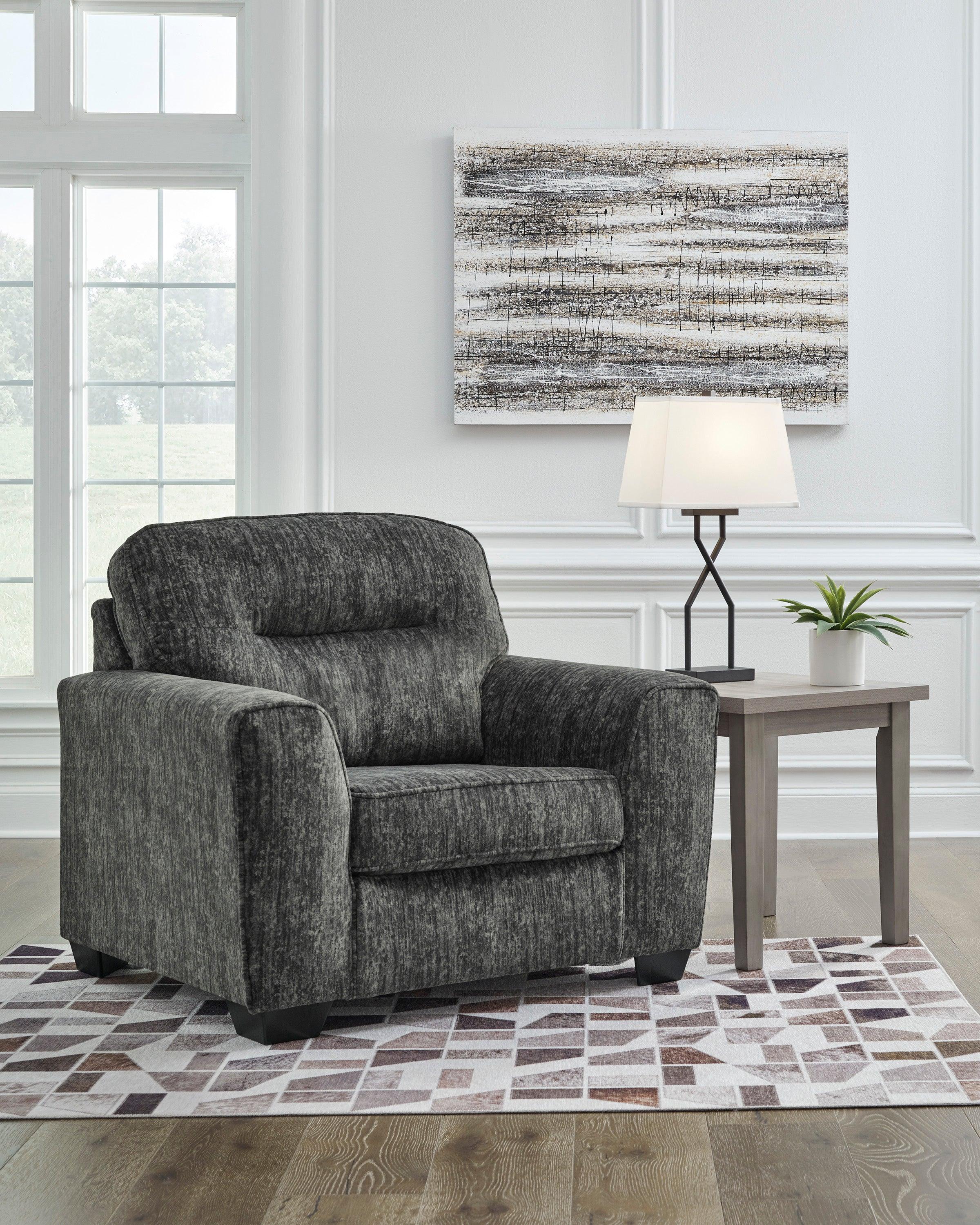 Lonoke Gunmetal Living Room Set - Image 7