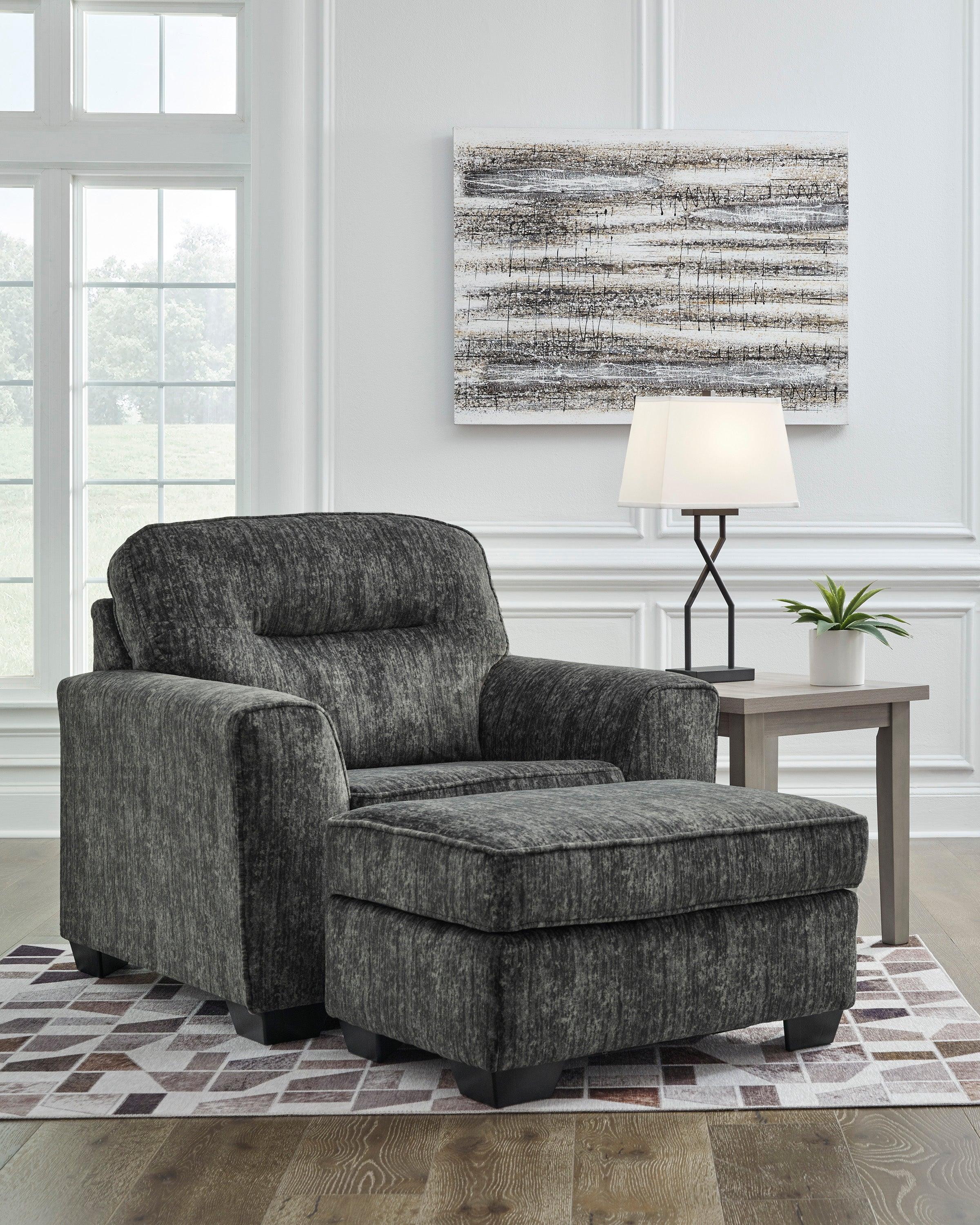 Lonoke Gunmetal Living Room Set - Image 9