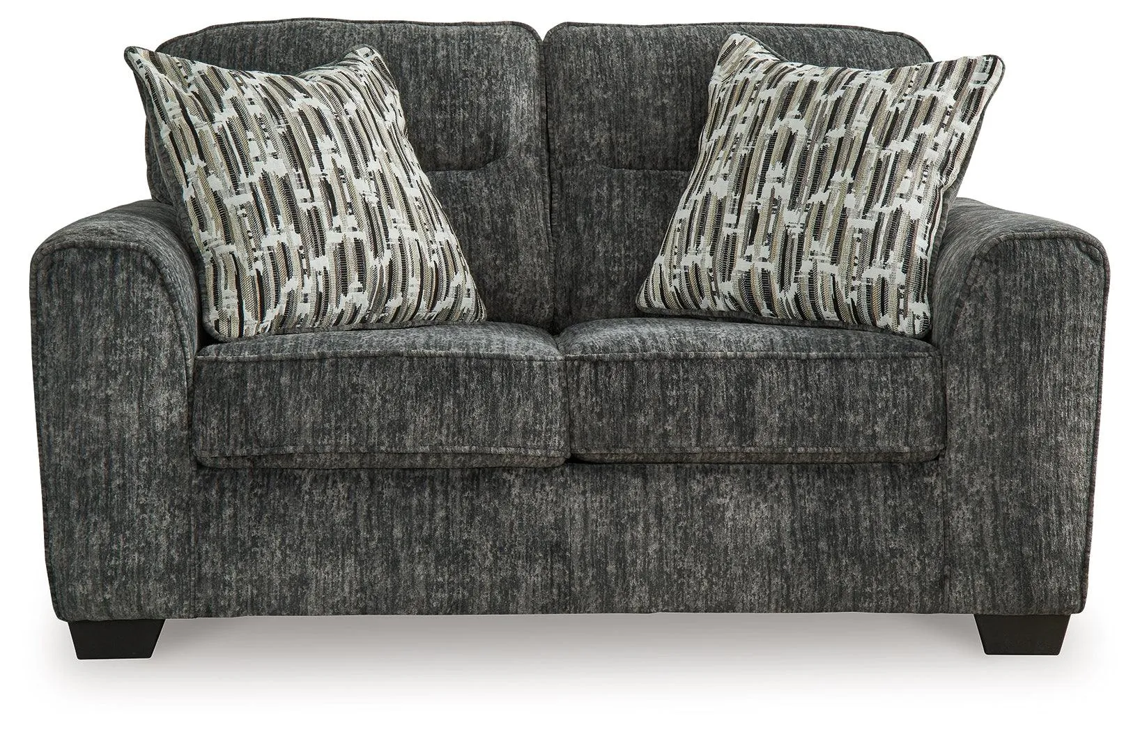 Lonoke Gunmetal Loveseat - Image 2