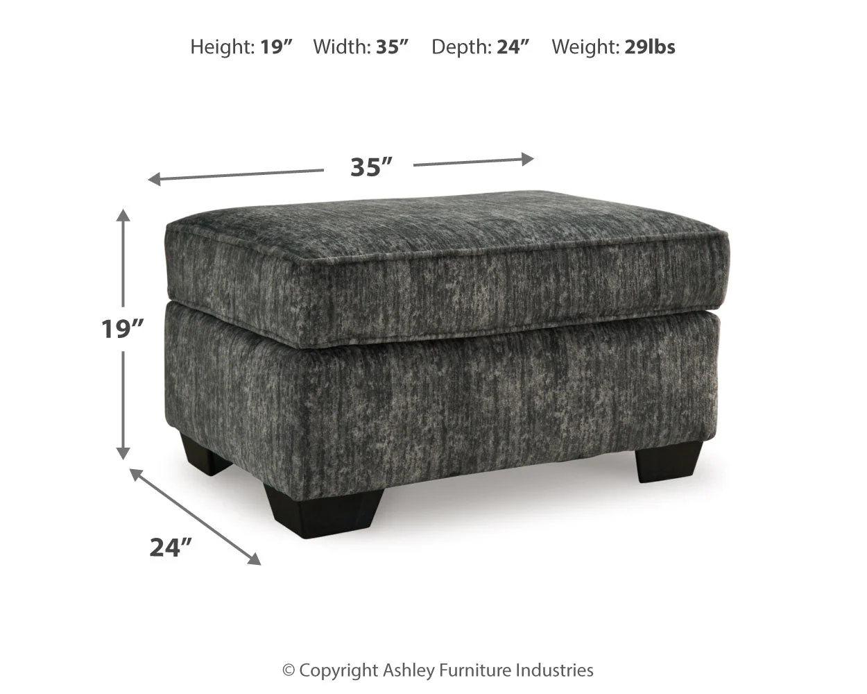 Lonoke Gunmetal Sofa, Loveseat and Oversized Chair - Image 18