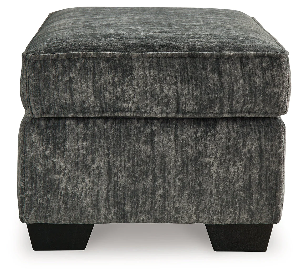 Lonoke Gunmetal Sofa, Loveseat and Oversized Chair - Image 5