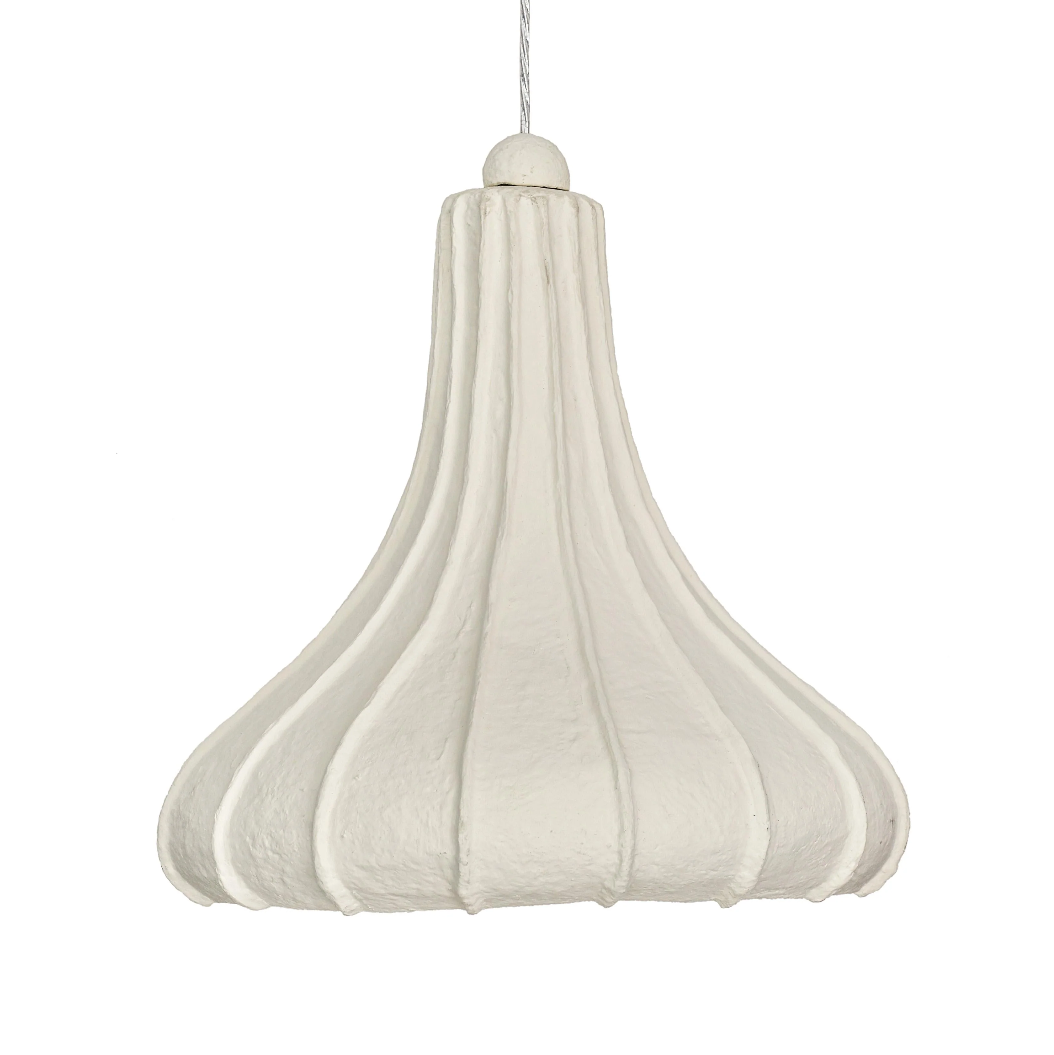 Looma Cotton Mache Pendant Lamp - Image 3