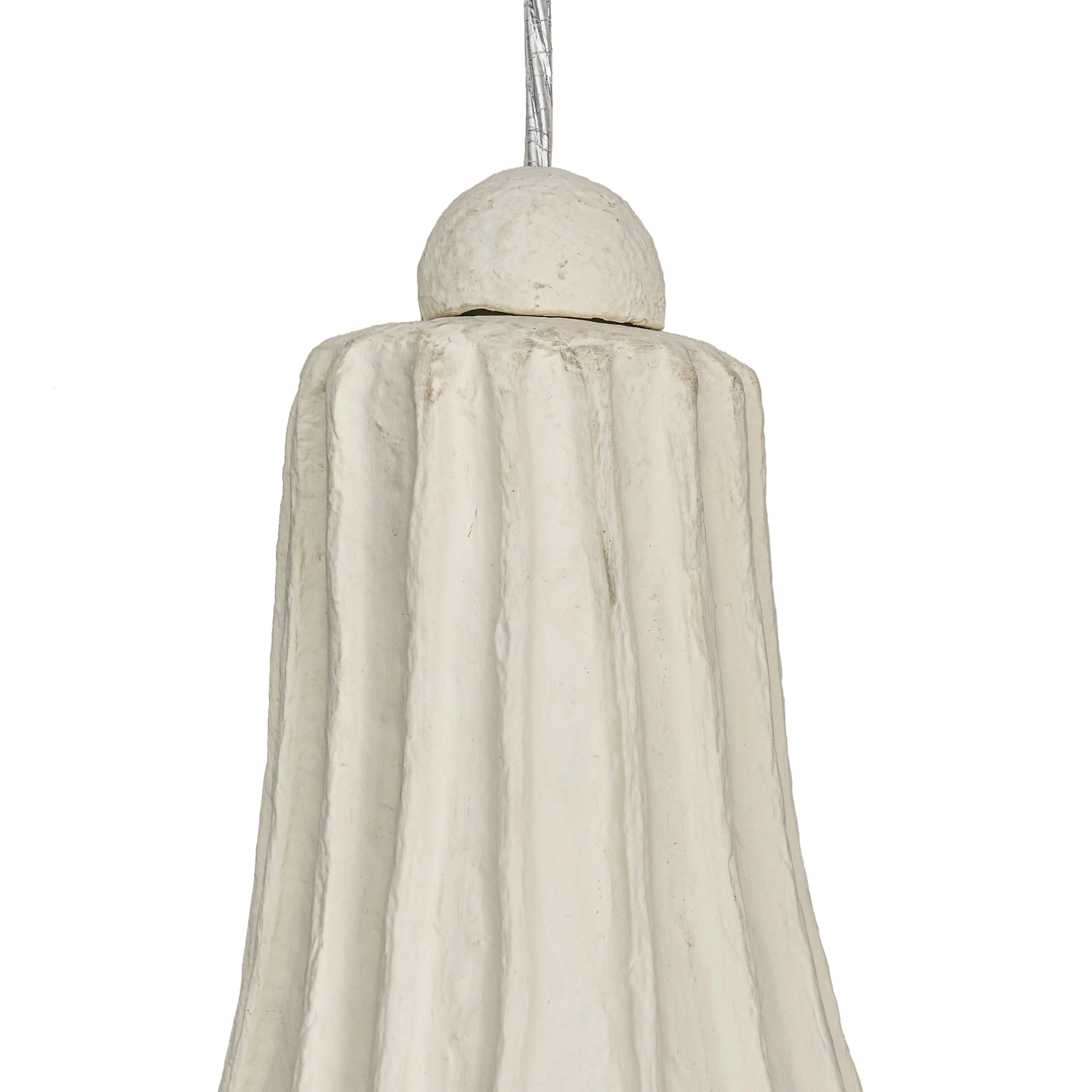 Looma Cotton Mache Pendant Lamp - Image 4