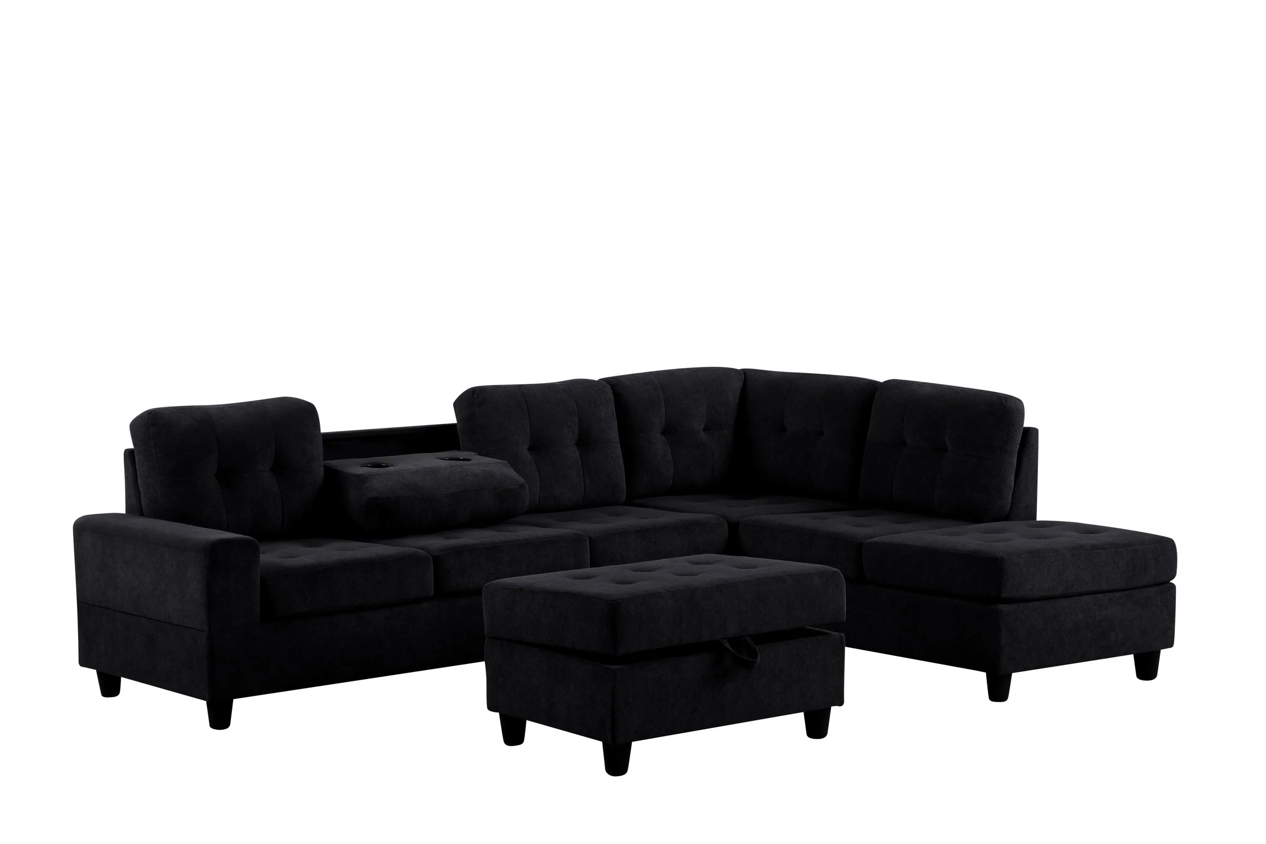 Looma Reversible Sectional & Ottoman - Image 2